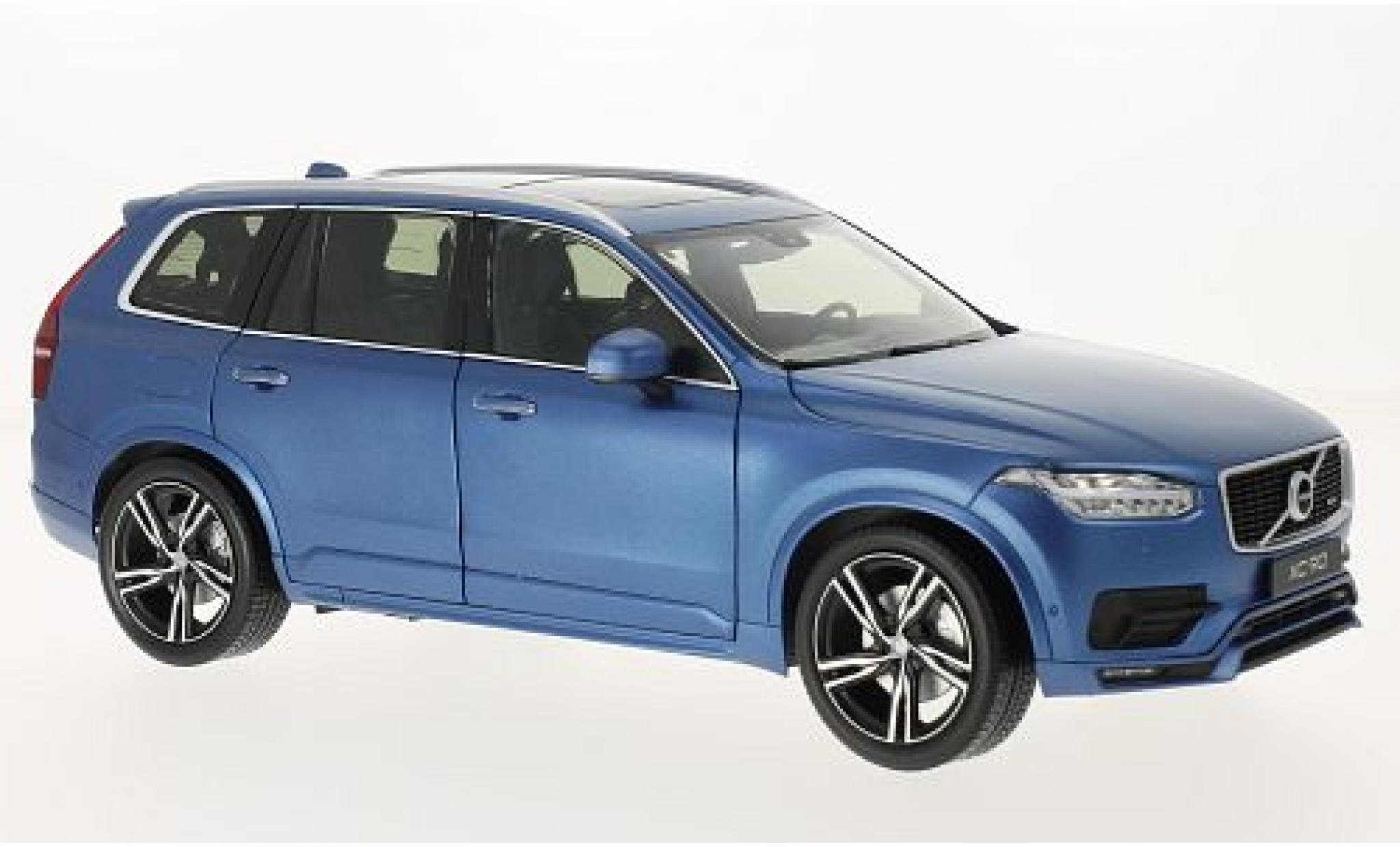 Volvo XC 1/18 Welly 90 blauw 2015 1:18 modelauto
