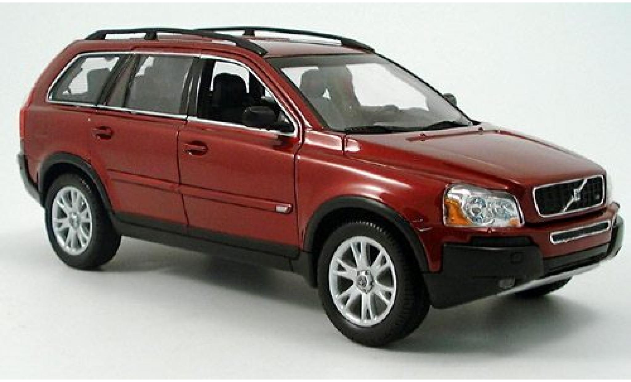 Volvo XC 1/18 Welly 90 met. rood 2003 1:18 modelauto