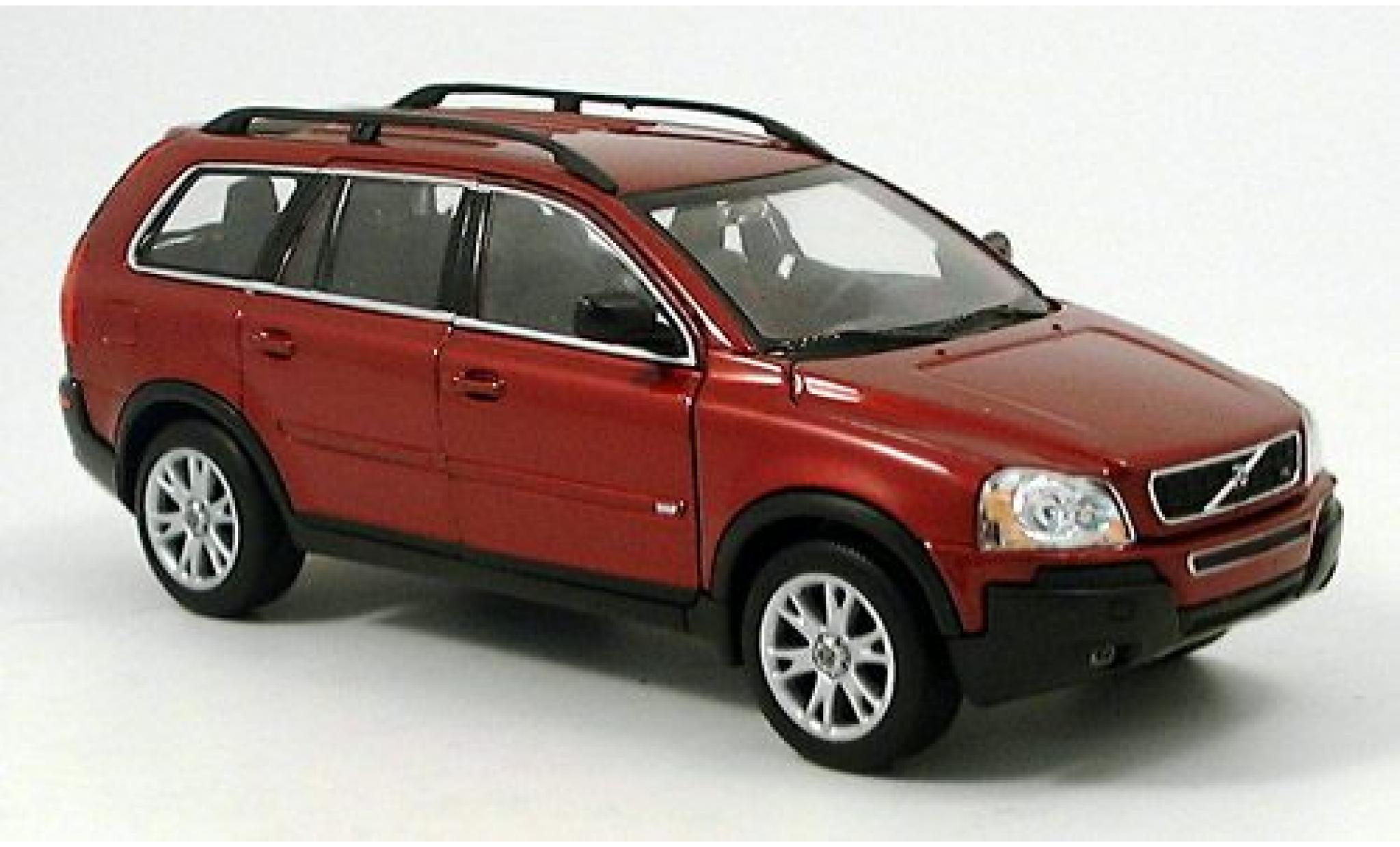 Volvo XC 1/24 Welly 90 met.-dkl.-rood 1:24 modelauto