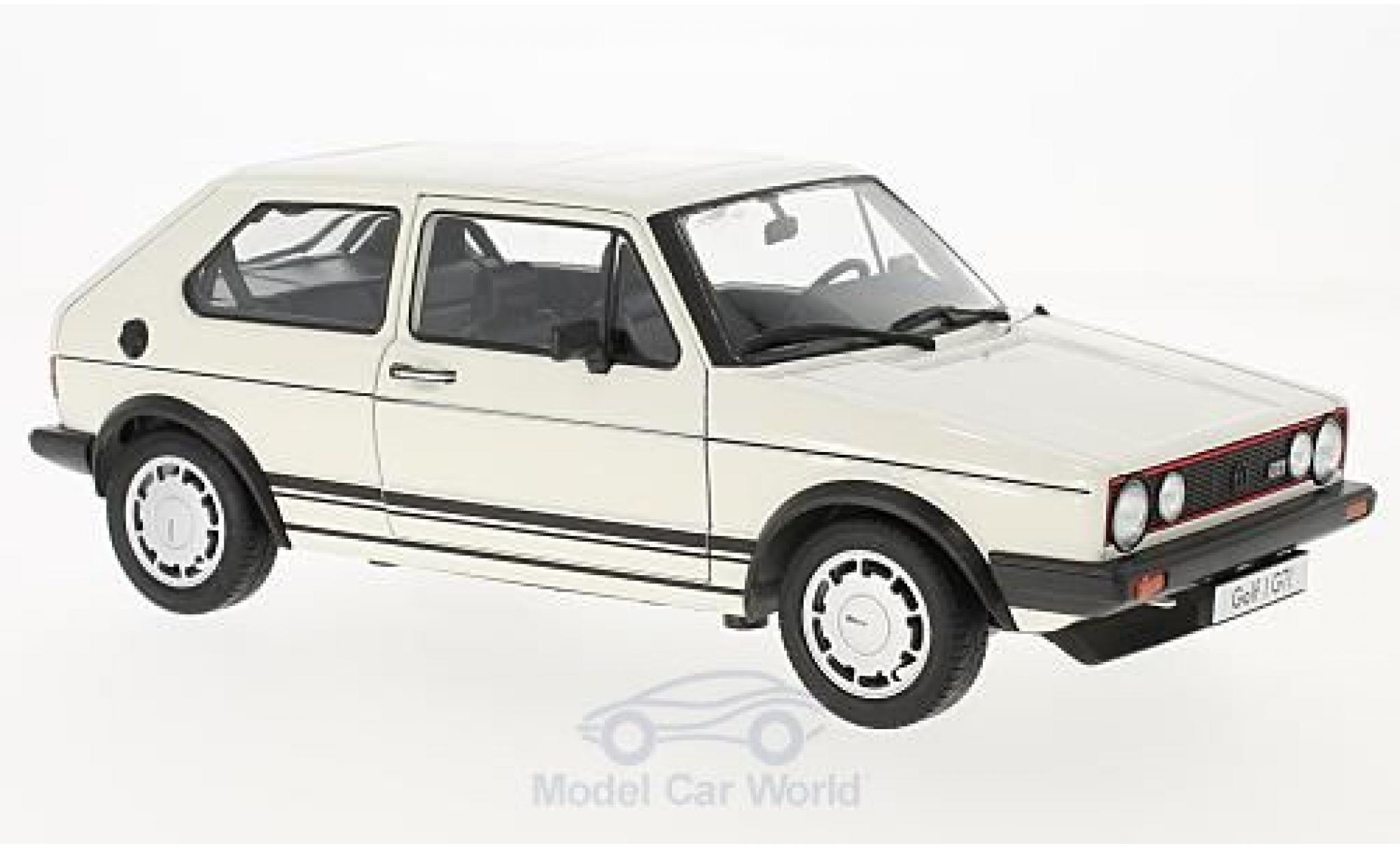 Volkswagen Golf V 1/18 Welly I GTI wit 1982 modelauto