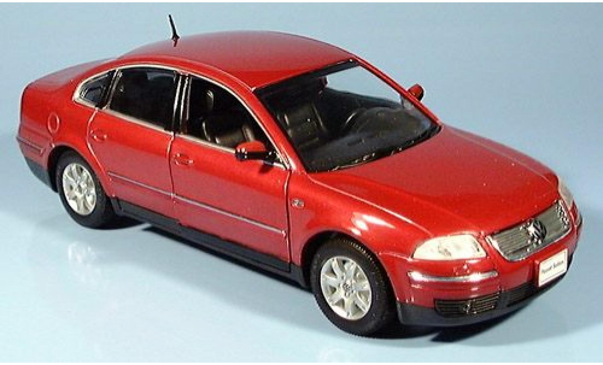 Volkswagen Passat 1/24 Welly Sedan met. rood 2001 1:24 modelauto