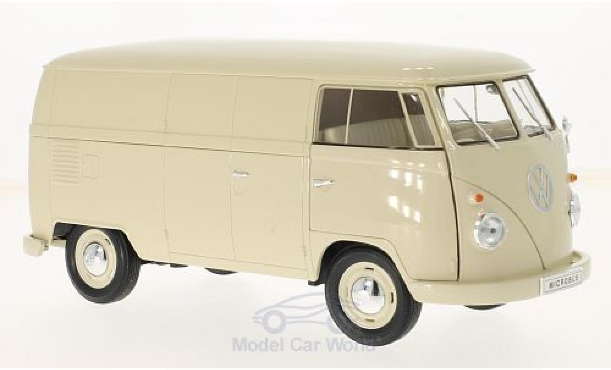 Volkswagen T1 B 1/18 Welly beige 1963 Bestelwagen modelauto