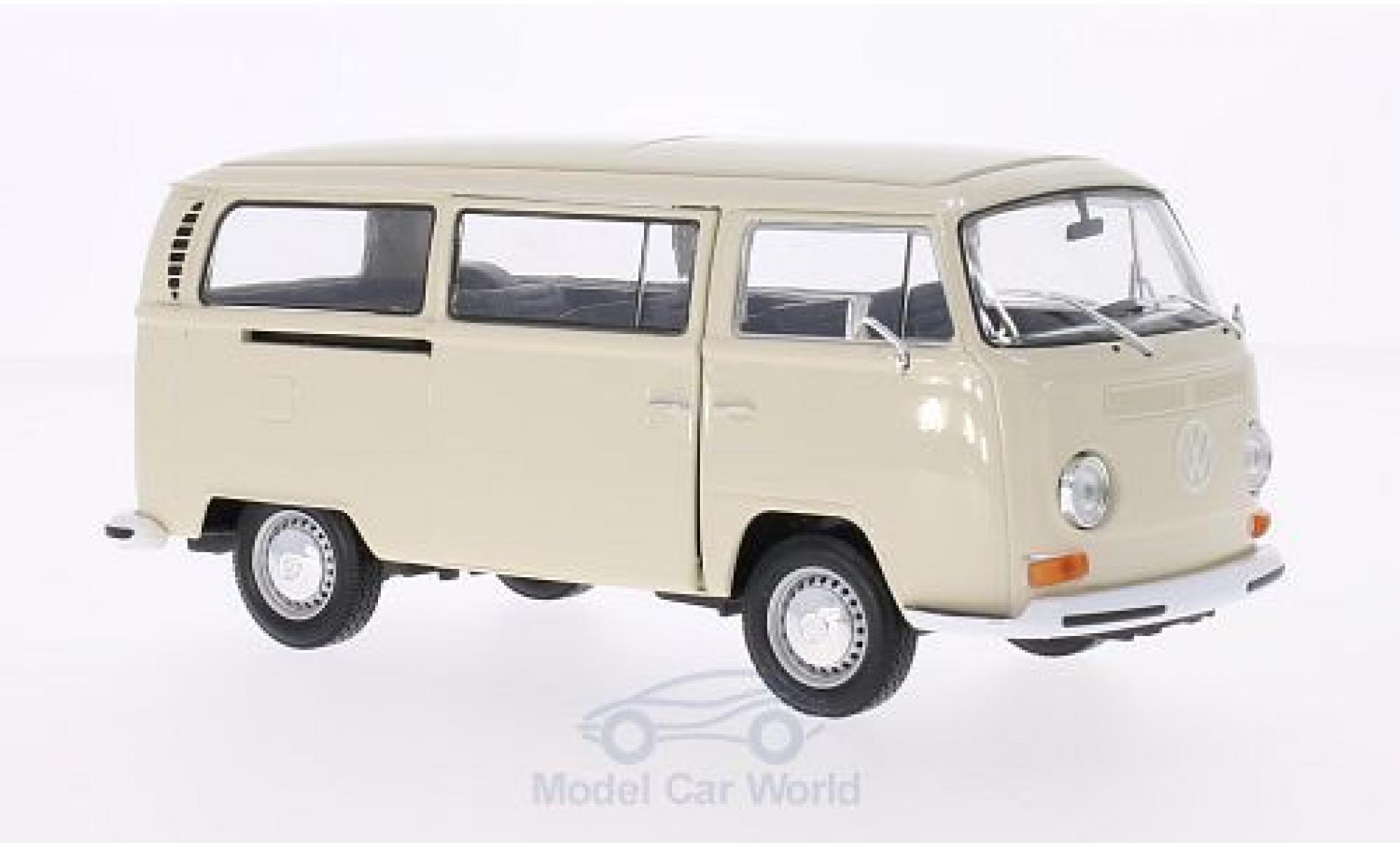 Volkswagen T2 B 1/24 Welly Bus beige 1972 modelauto