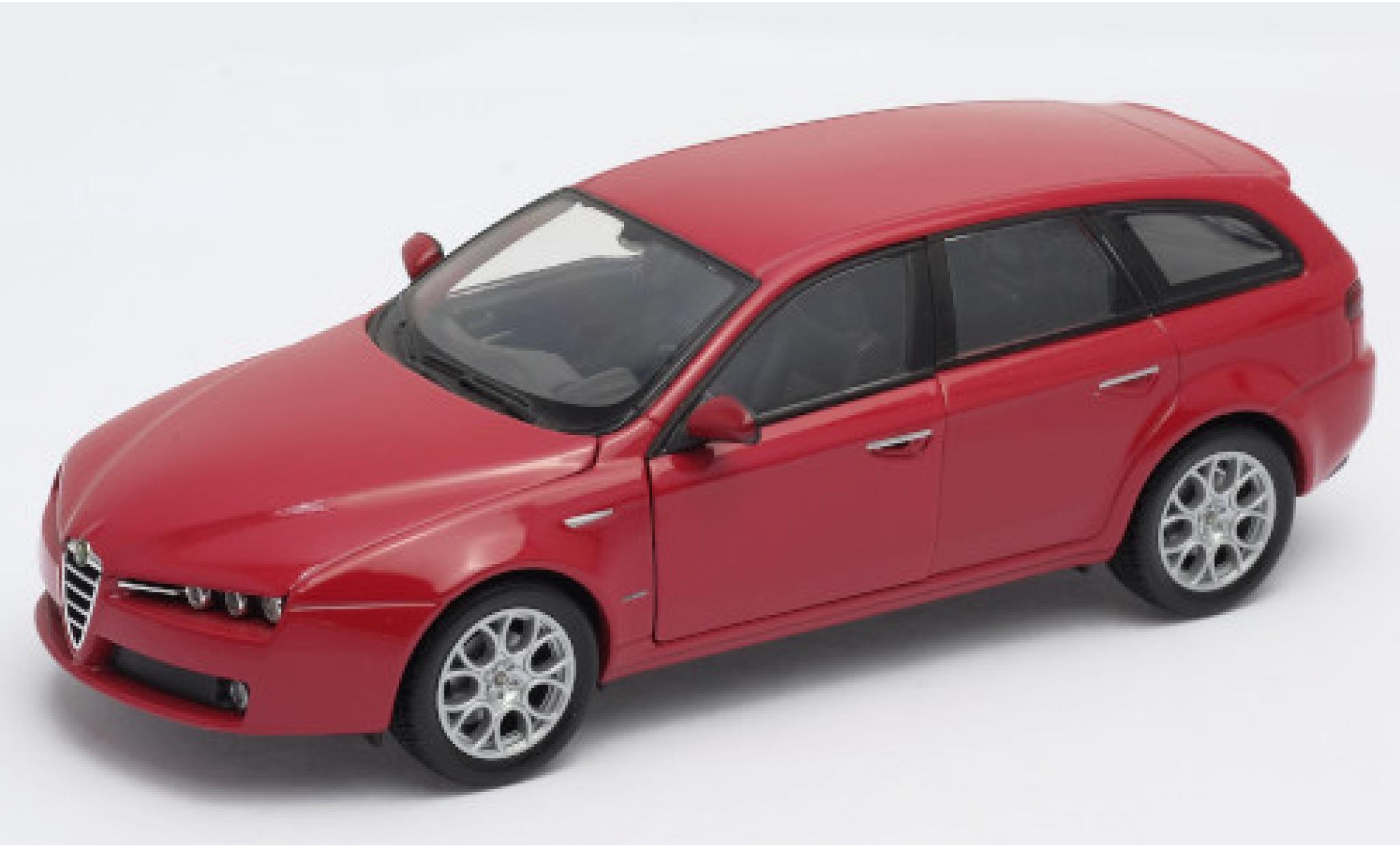 Alfa Romeo 159 1/24 Welly Sportwagon rood modelauto