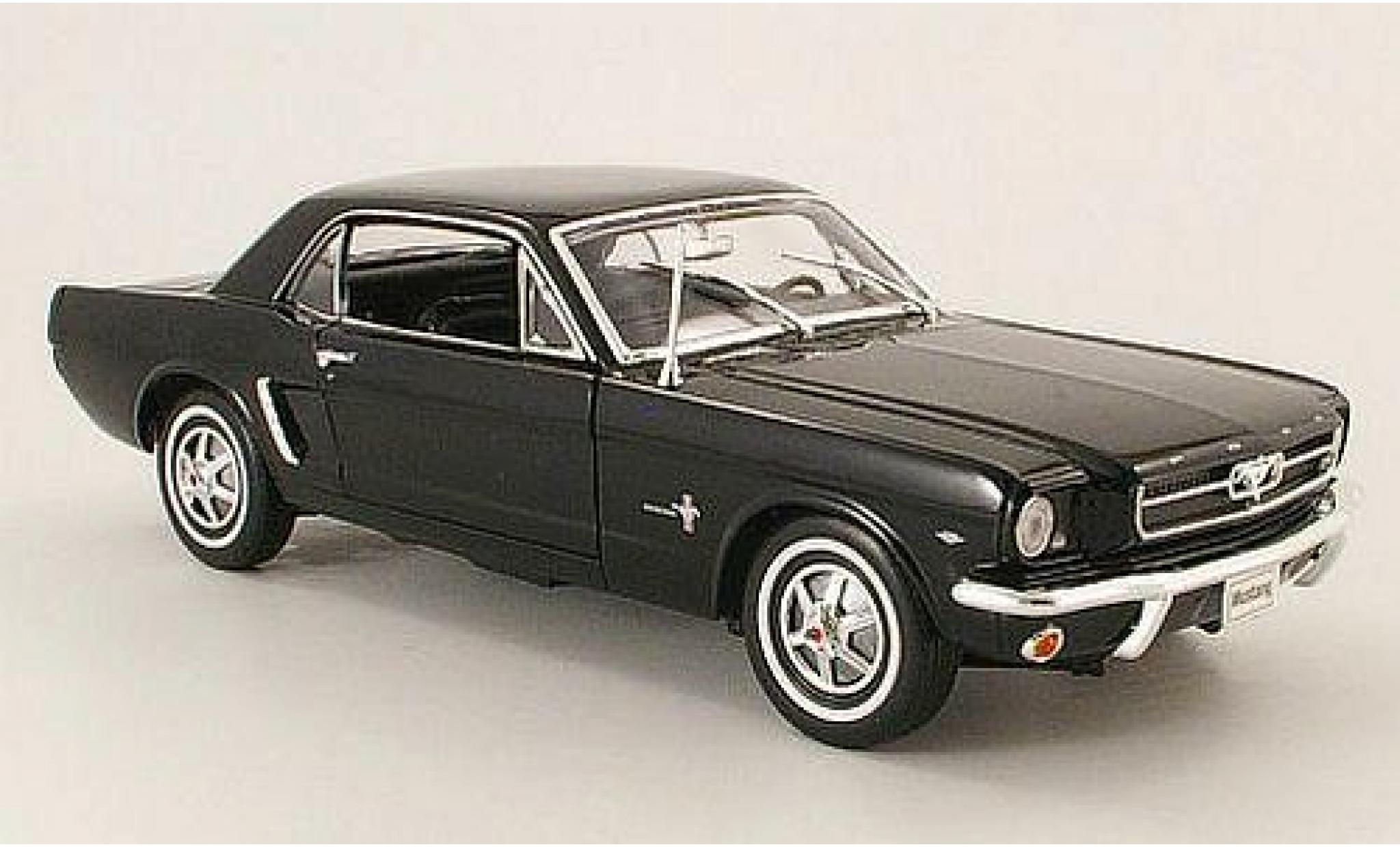 Ford Mustang 1/18 Welly Coupe zwart 1964 modelauto