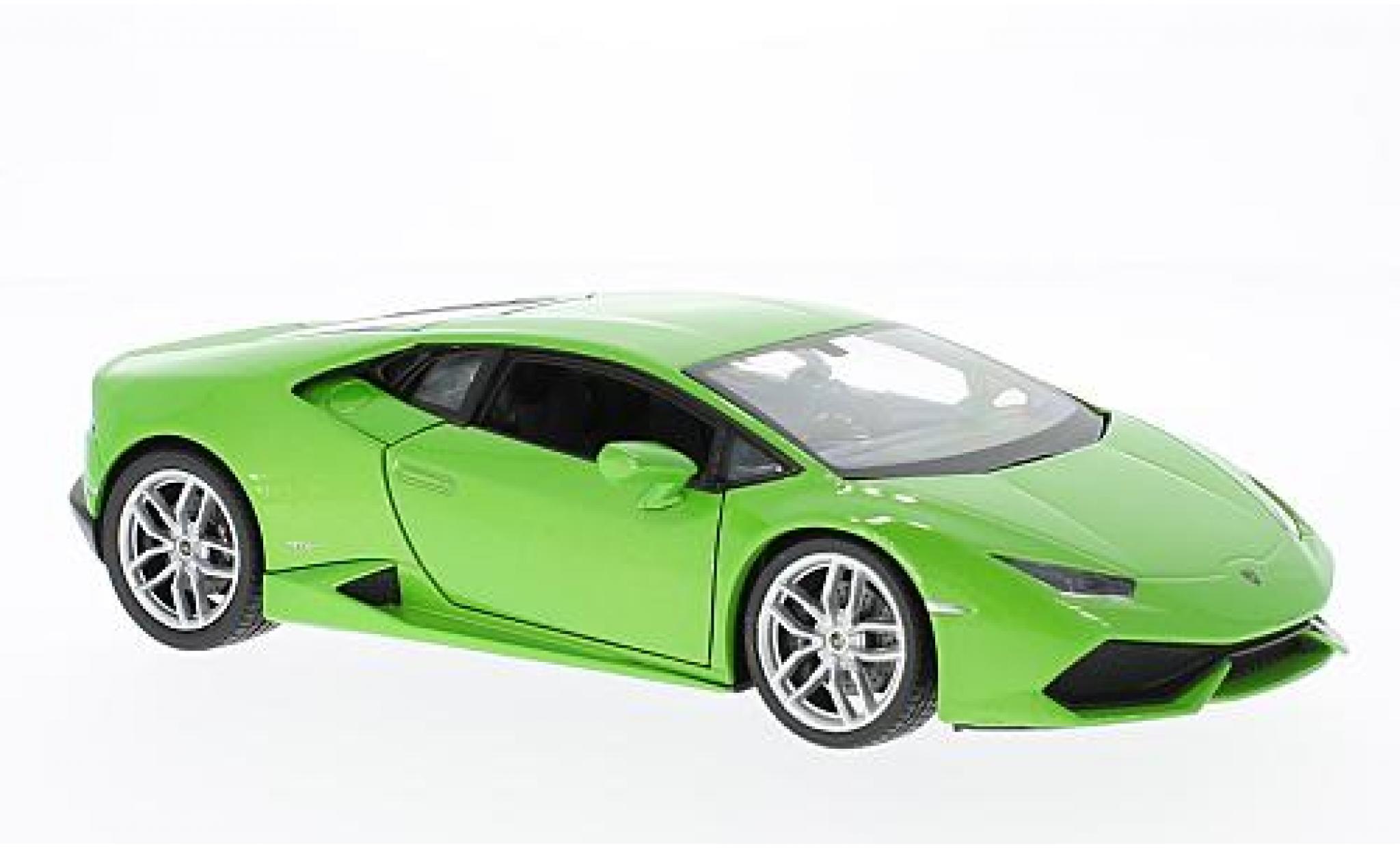 Lamborghini Huracan 1/24 Welly LP610-4 metallic la chaux modelauto