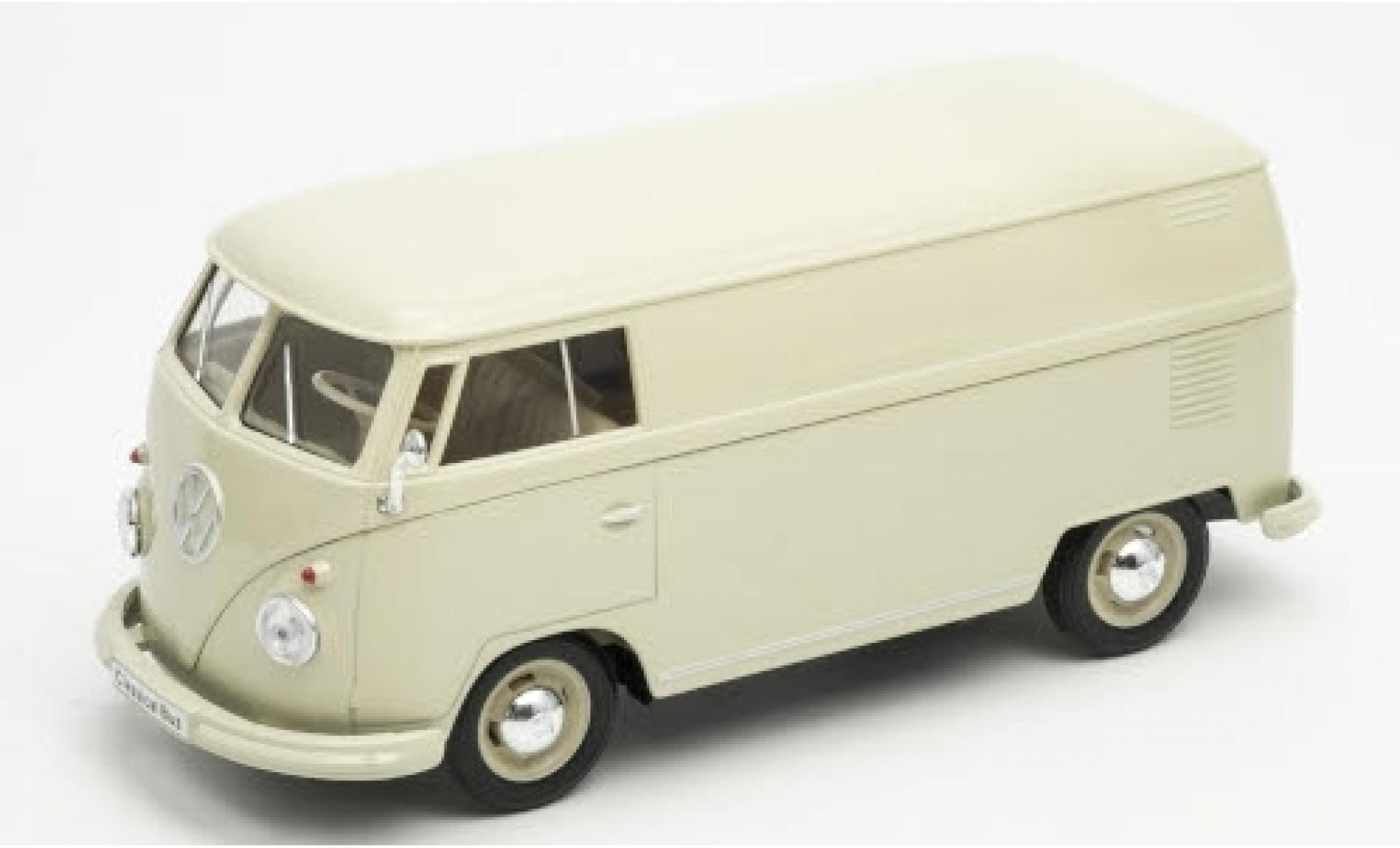 Volkswagen T1 1/24 Welly bus bestelwagen beige 1963 modelauto