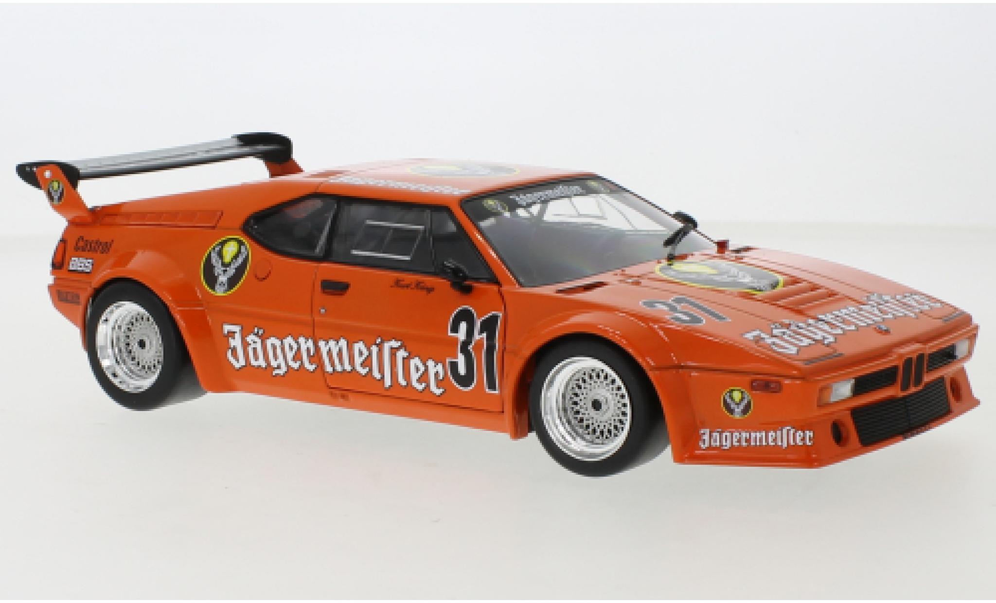Bmw M1 1/18 Werk83 Procar No.31 J&auml;germeister DRT N&uuml;rburgring 1982 modelauto
