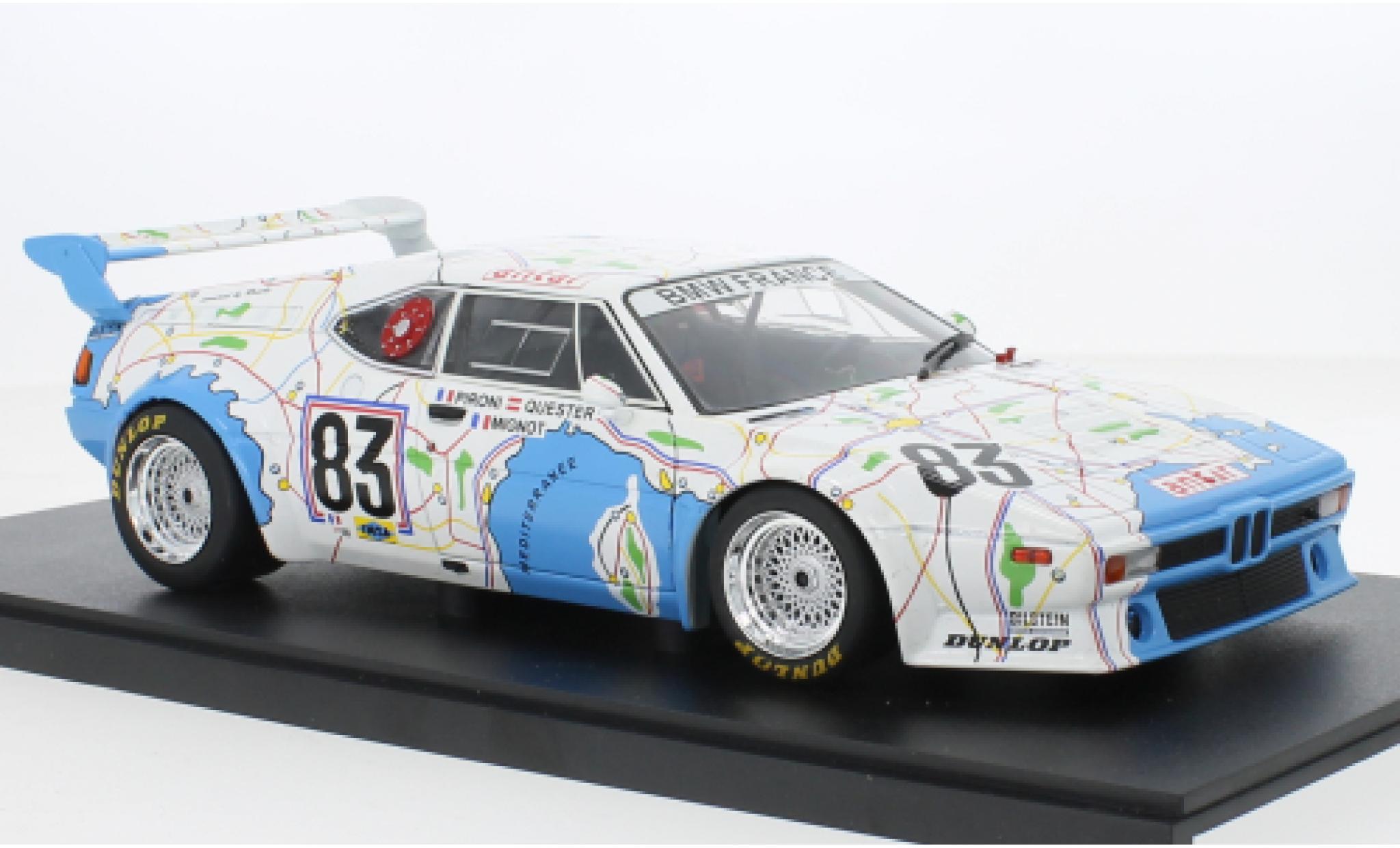 Bmw M1 1/18 Werk83 Procar No.83 24h Le Mans 1980 modelauto