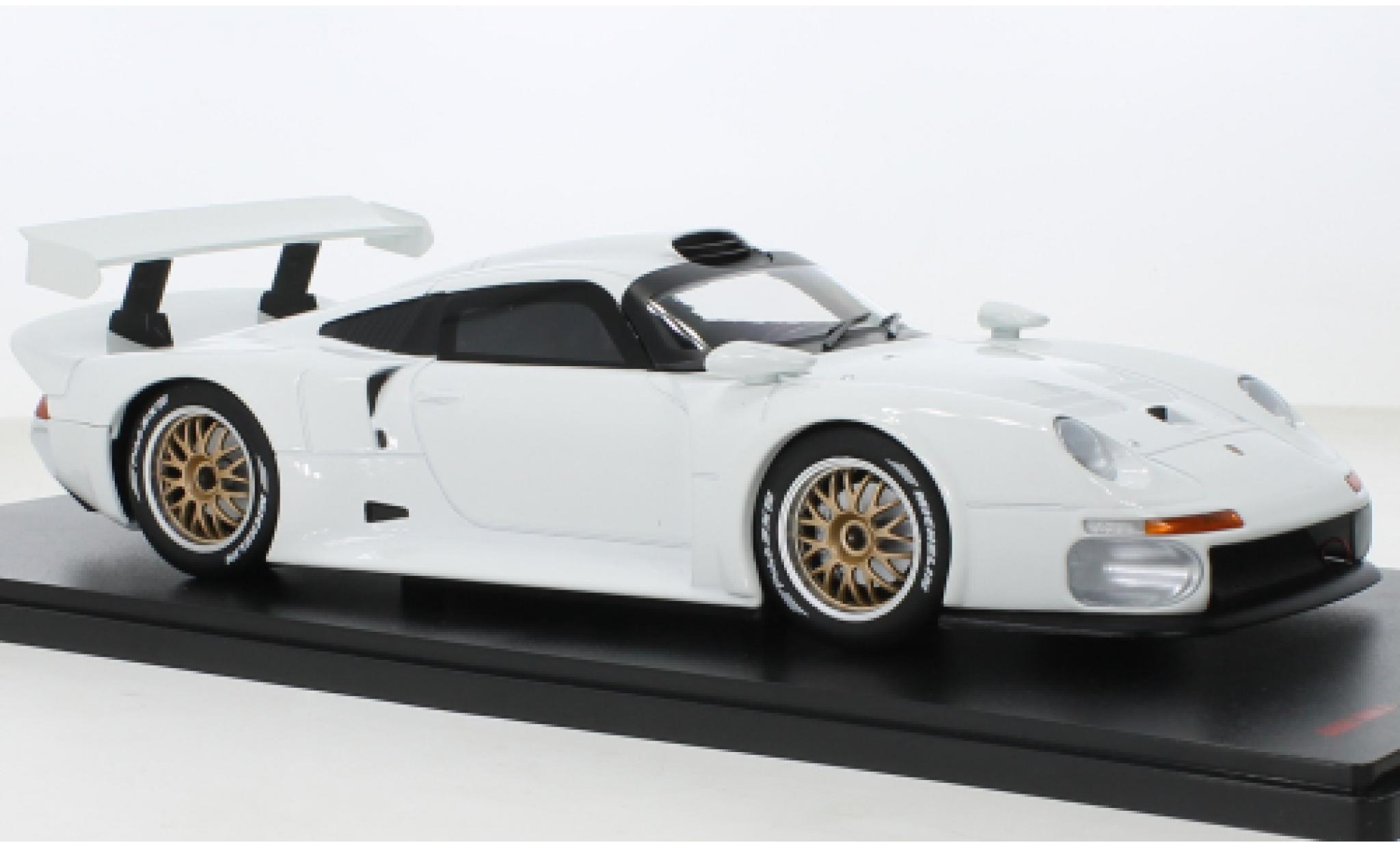 Porsche 993 1/18 Werk83 911 GT1 wit 1996 modelauto