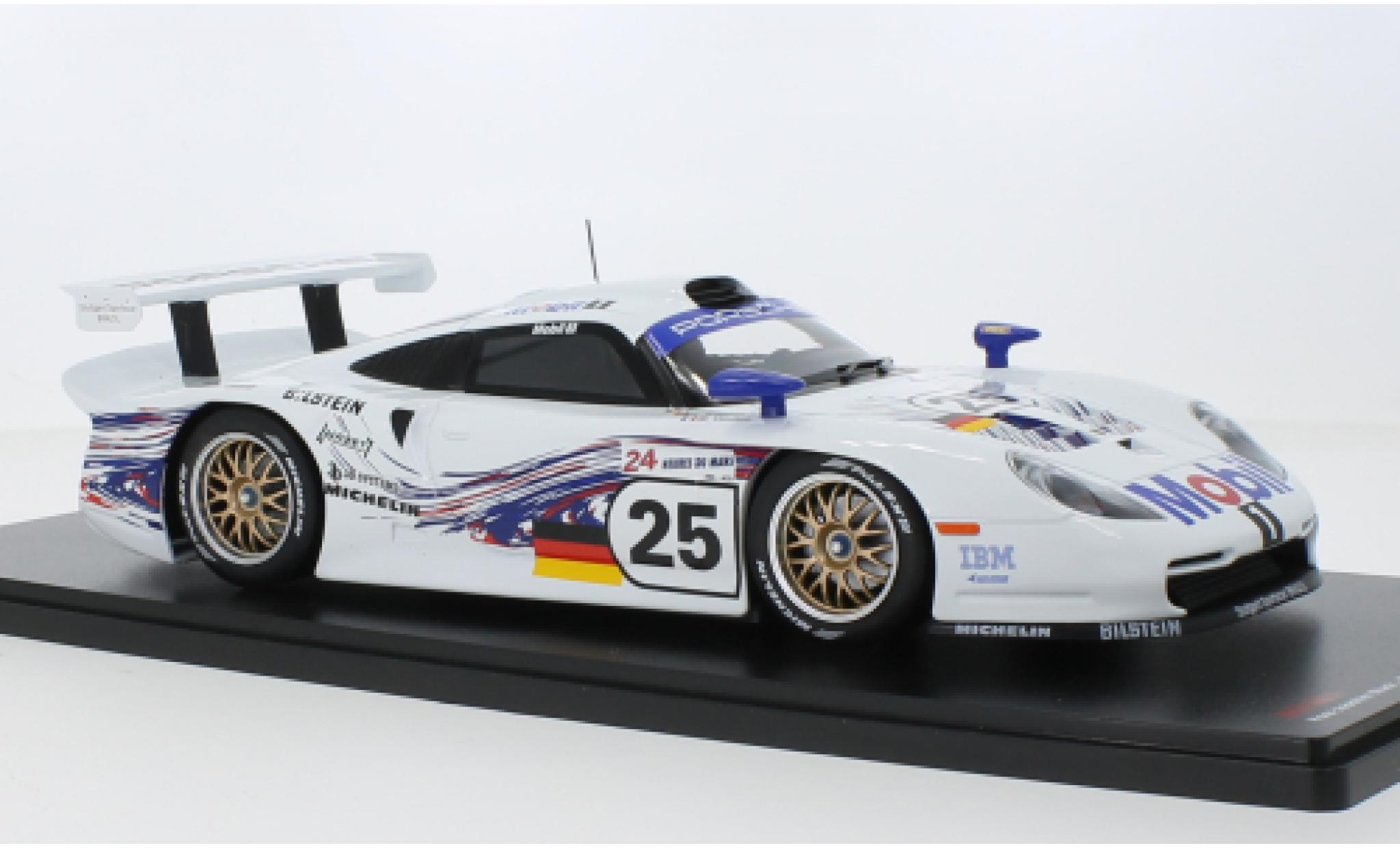 Porsche 996 GT1 1/18 Werk83 911 No.25 24h Le Mans 1997 modelauto