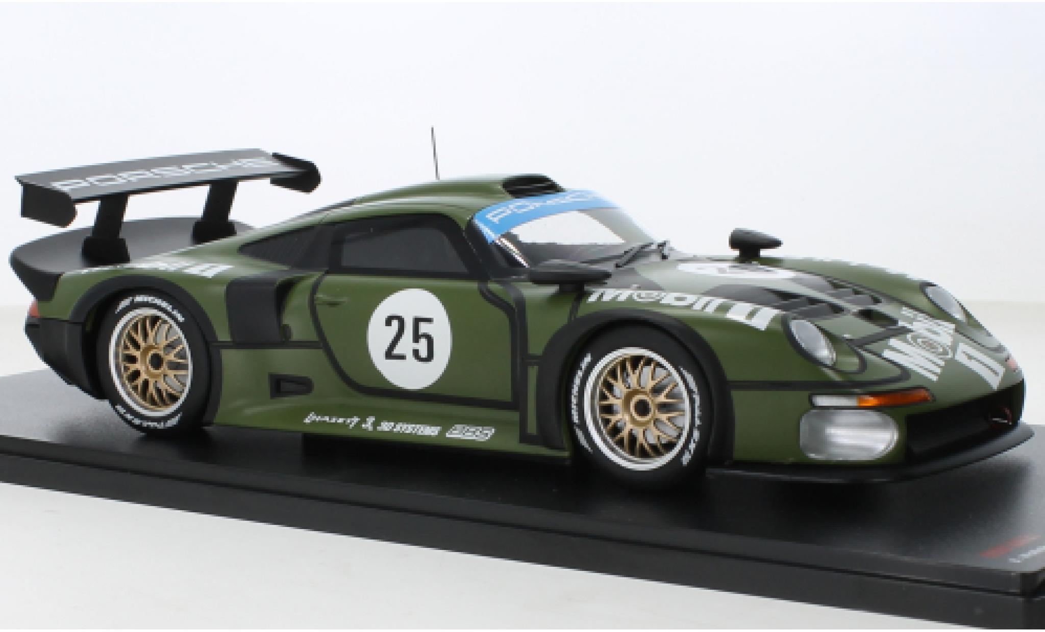 Porsche 996 GT1 1/18 Werk83 911 No.25 AG Prequalifying 24h LeMans 1997 modelauto