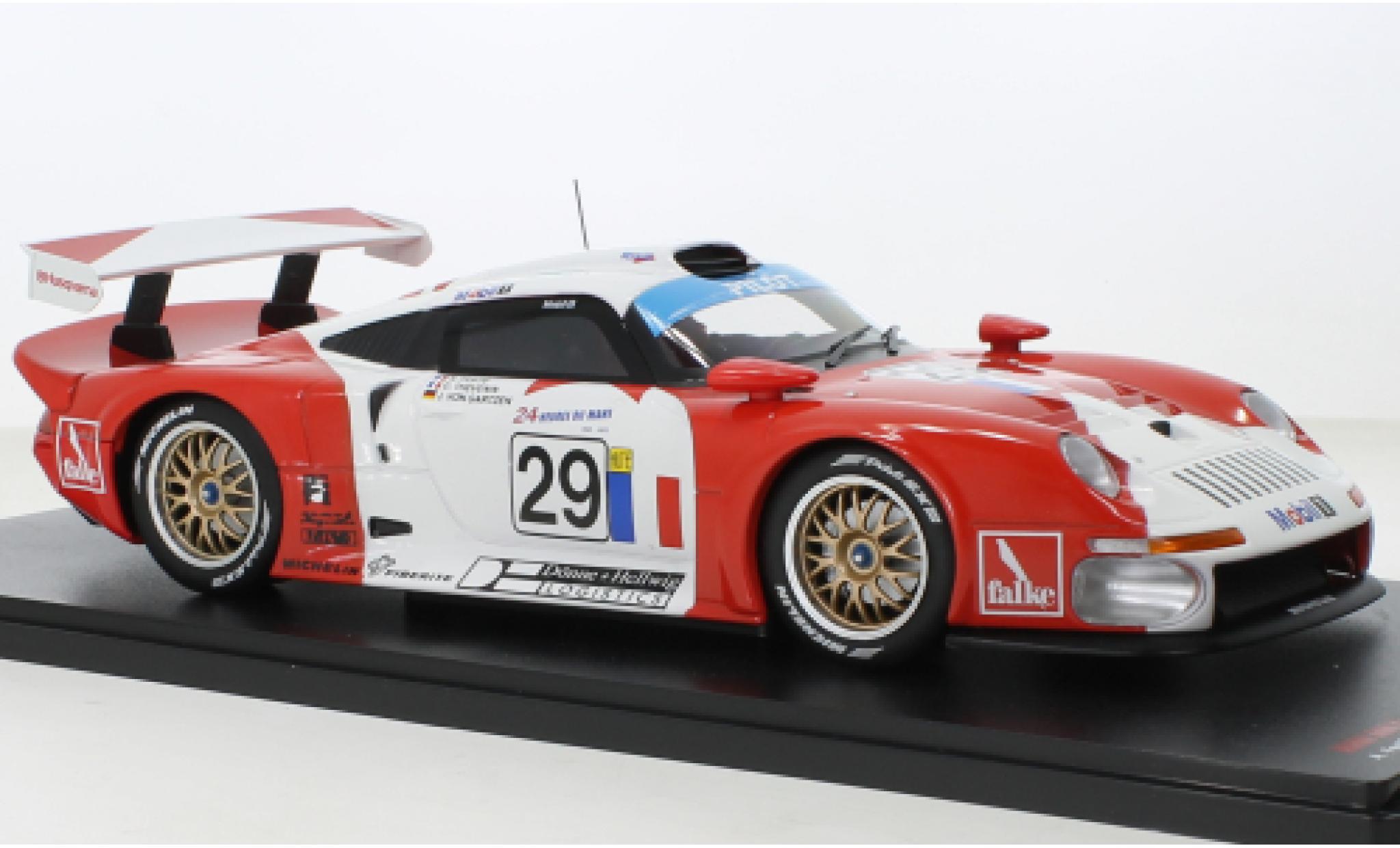 Porsche 996 GT1 1/18 Werk83 911 No.29 JP Racing 24h Le Mans 1997 modelauto