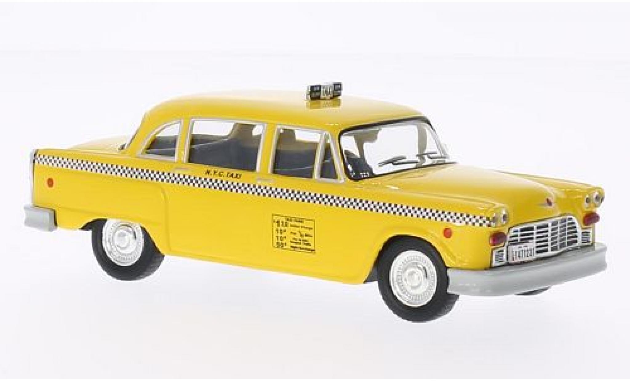Checker Marathon 1/43 WhiteBox New York 1980 Taxi modelauto
