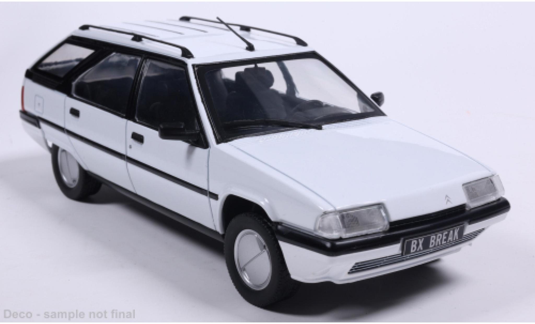 Citroen BX 1/24 WhiteBox Stationwagen wit 1986 1:24 modelauto