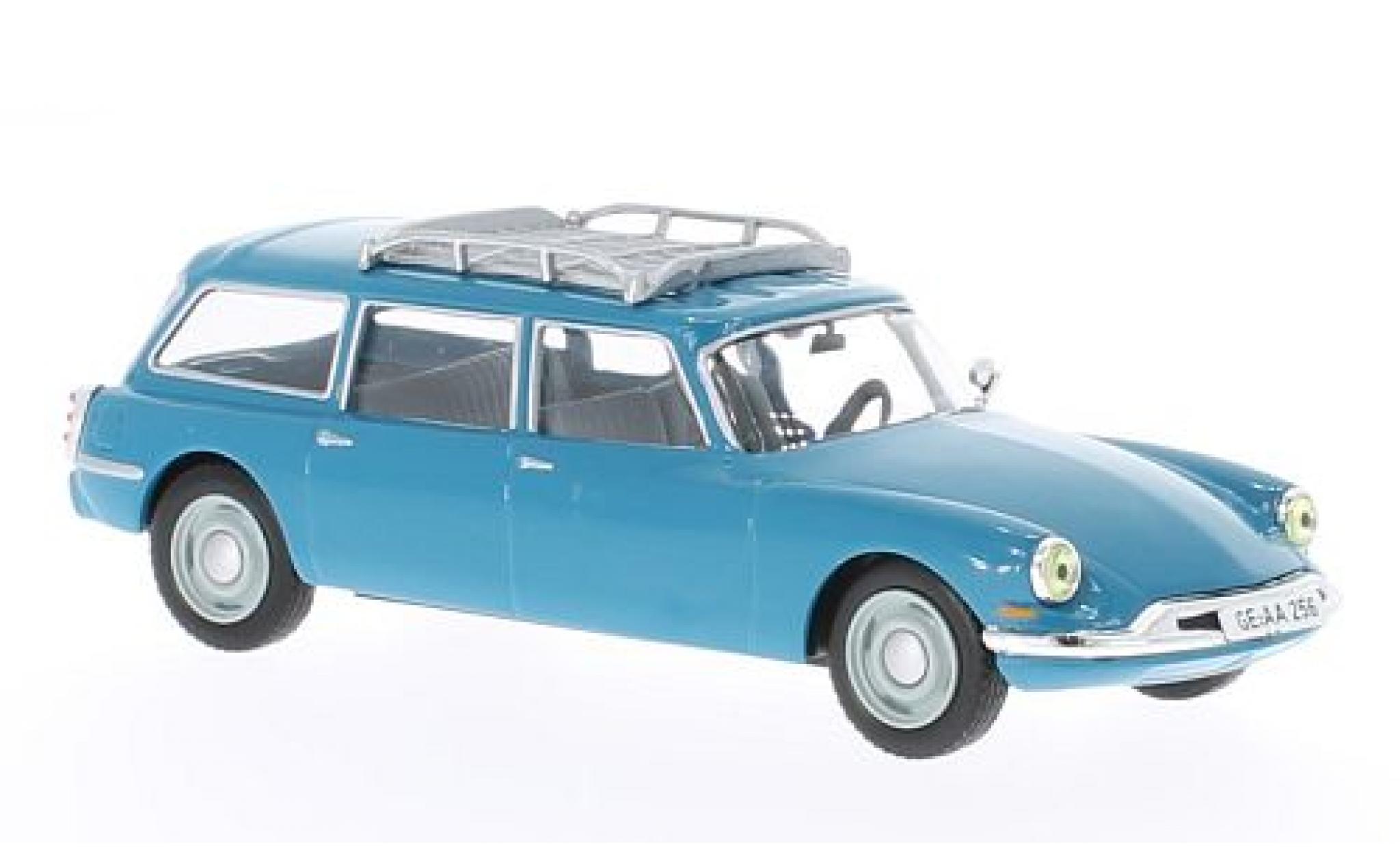 Citroen ID 19 1/43 WhiteBox Stationwagen blauw 1960 modelauto