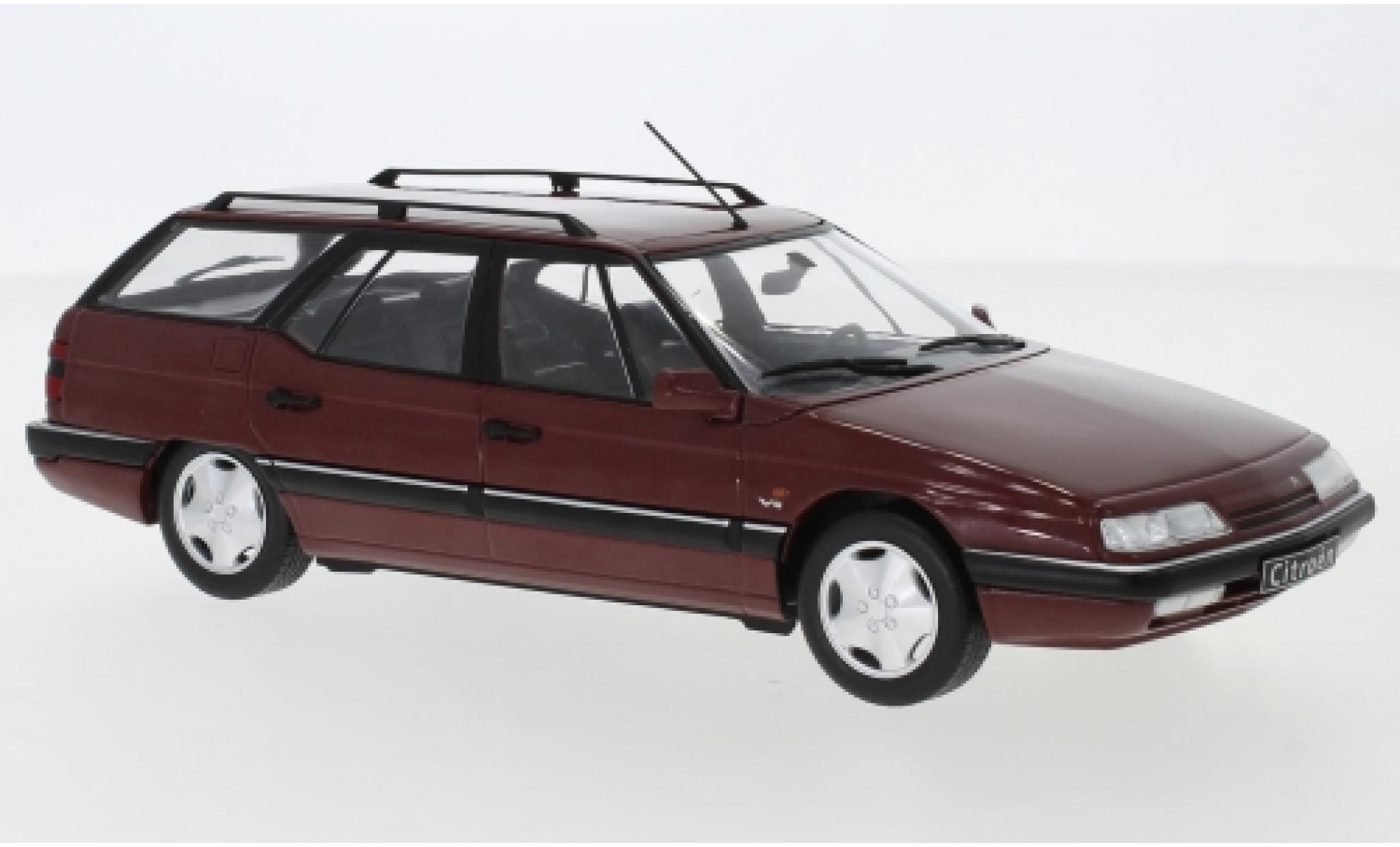 Citroen XM 1/24 WhiteBox Stationwagen metallic rood modelauto