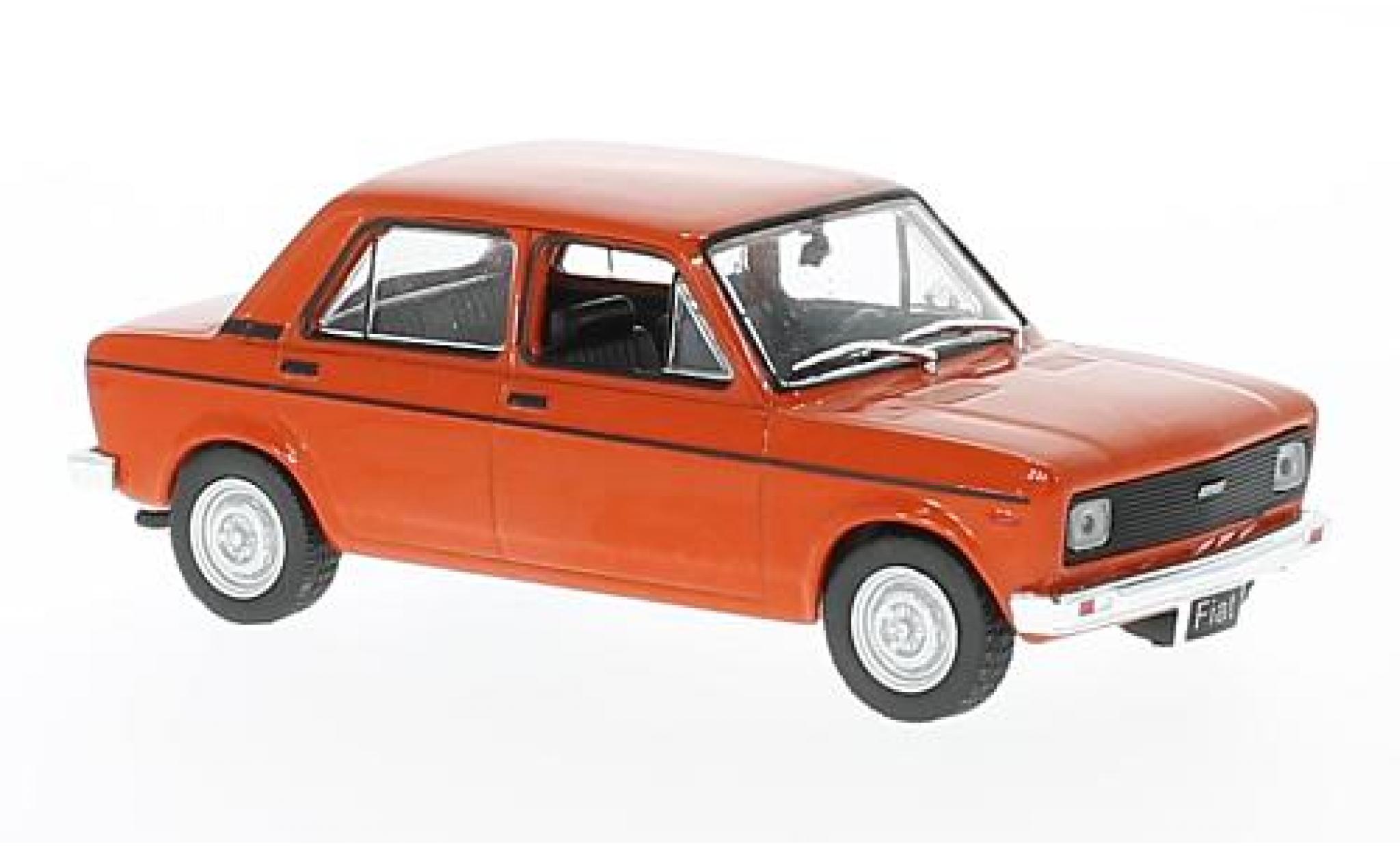 Fiat 128 1/43 WhiteBox Europa rood 1978 modelauto