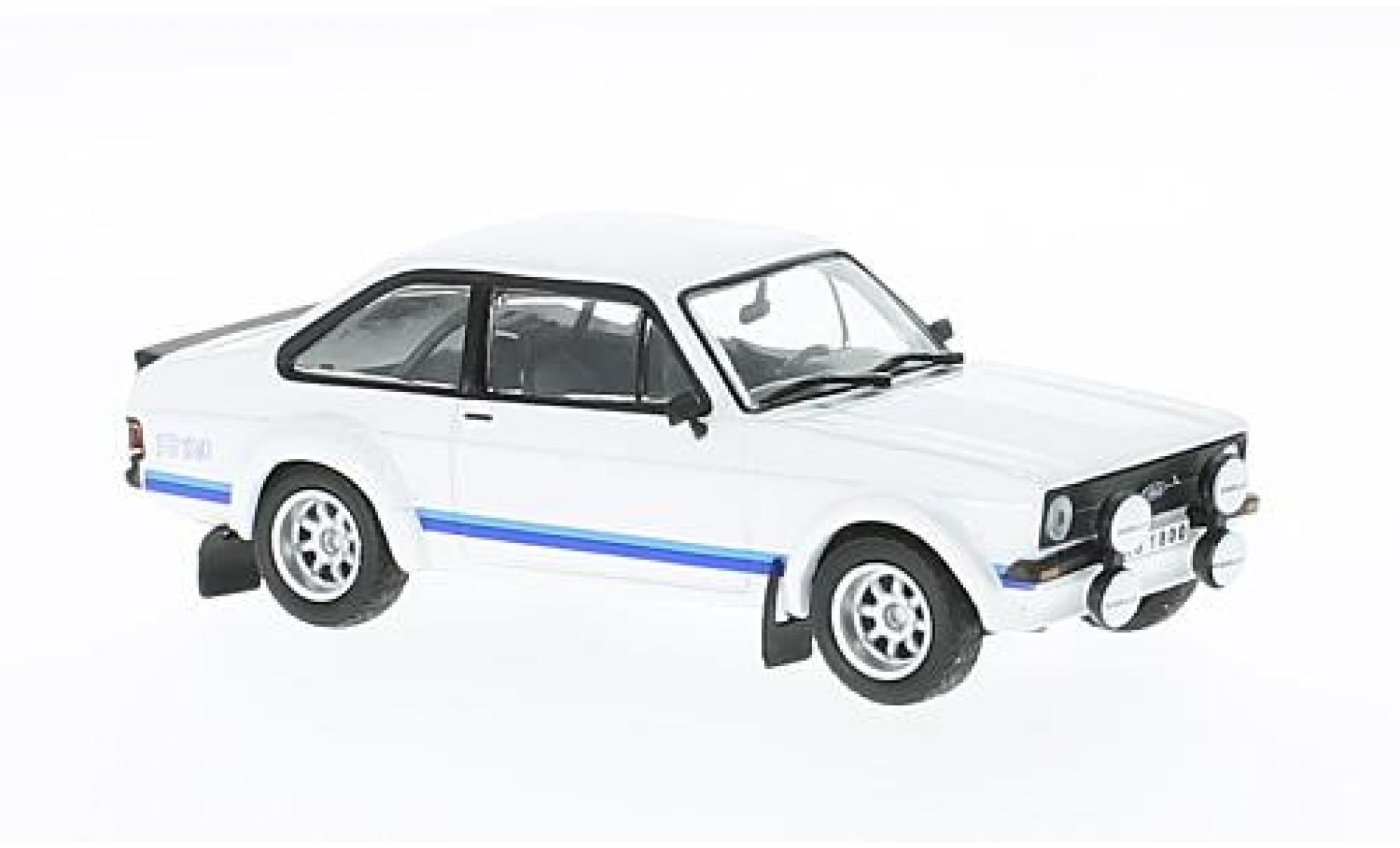 Ford Escort 1/43 WhiteBox MK II RS 1800 wit 1976 modelauto