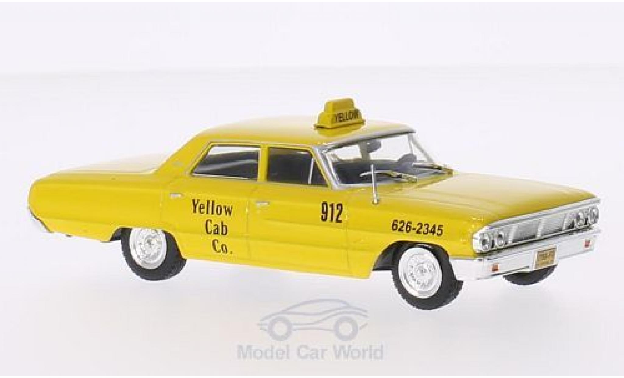 Ford Galaxy 1/43 WhiteBox Galaxie 500 New York Taxi 1967 modelauto