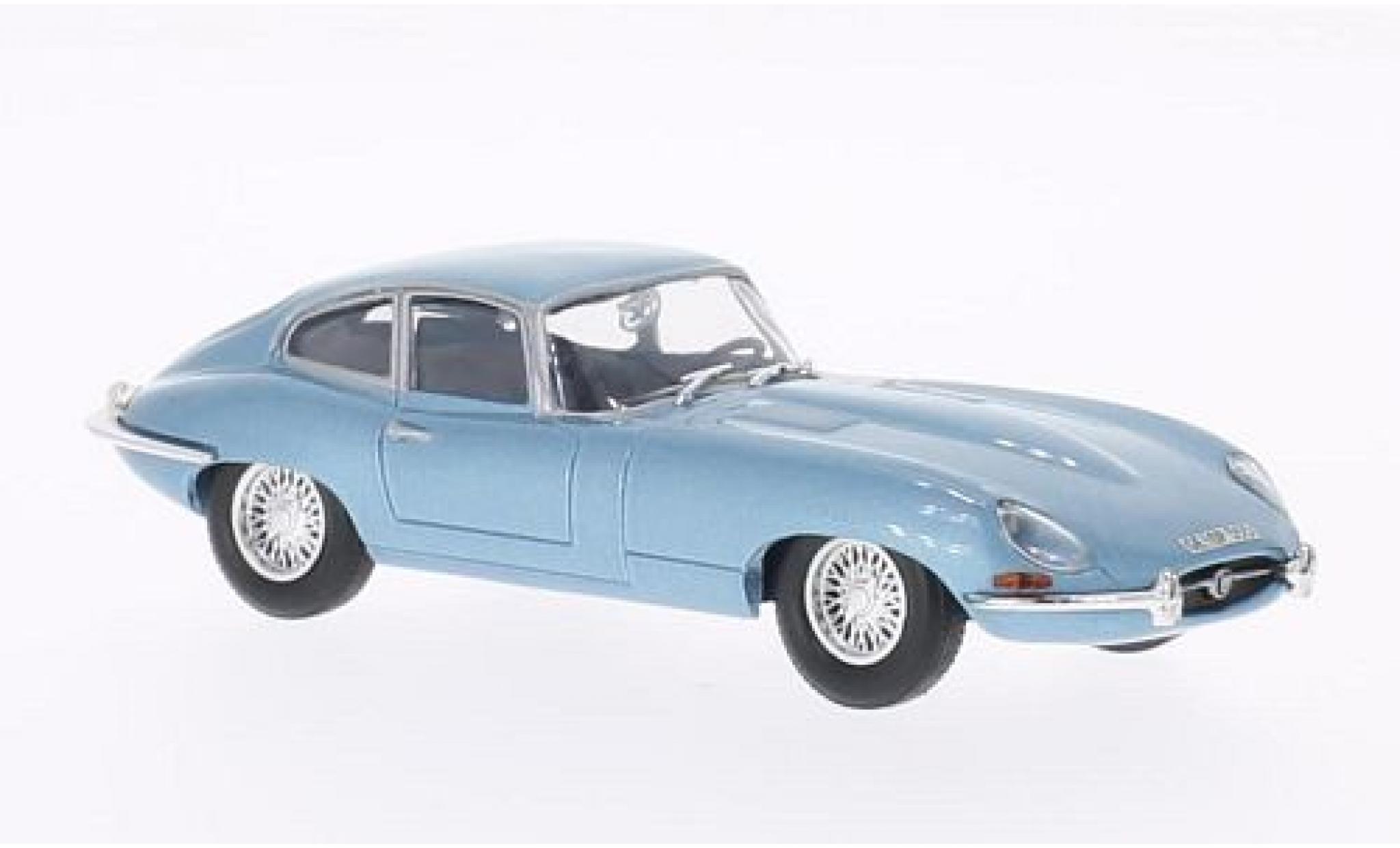 Jaguar E-Type 1/43 WhiteBox metallic blauw 1961 modelauto