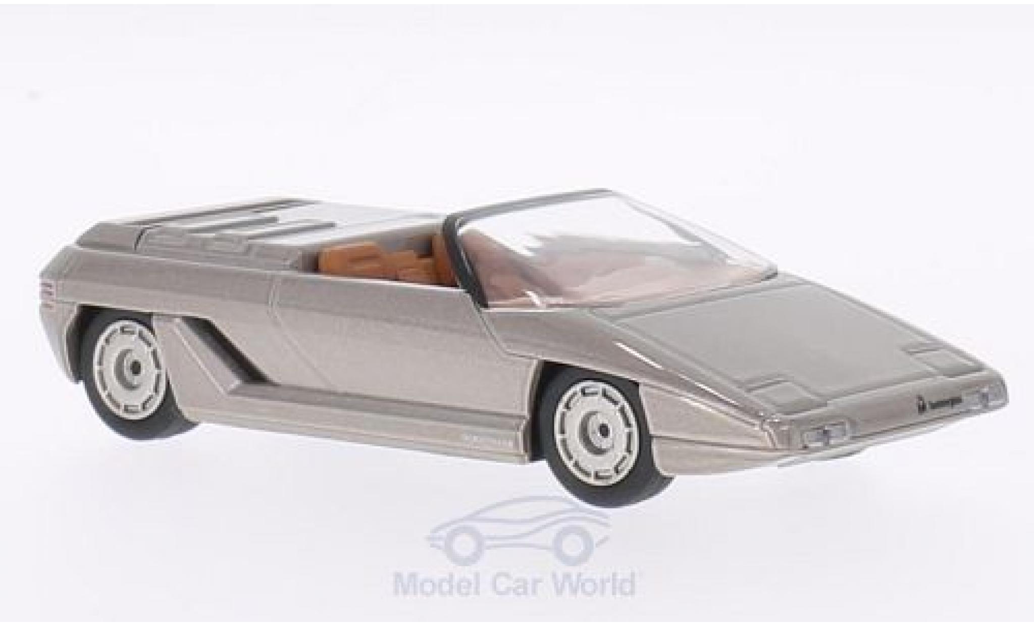 Lamborghini Athon 1/43 WhiteBox Bertone metallic grijs 1980 modelauto