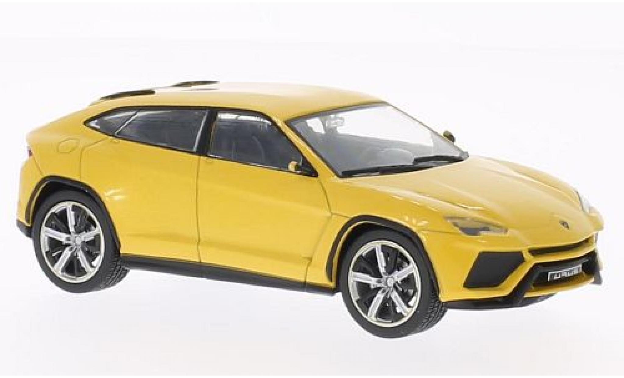 Lamborghini Urus 1/43 WhiteBox metallic geel 2012 modelauto