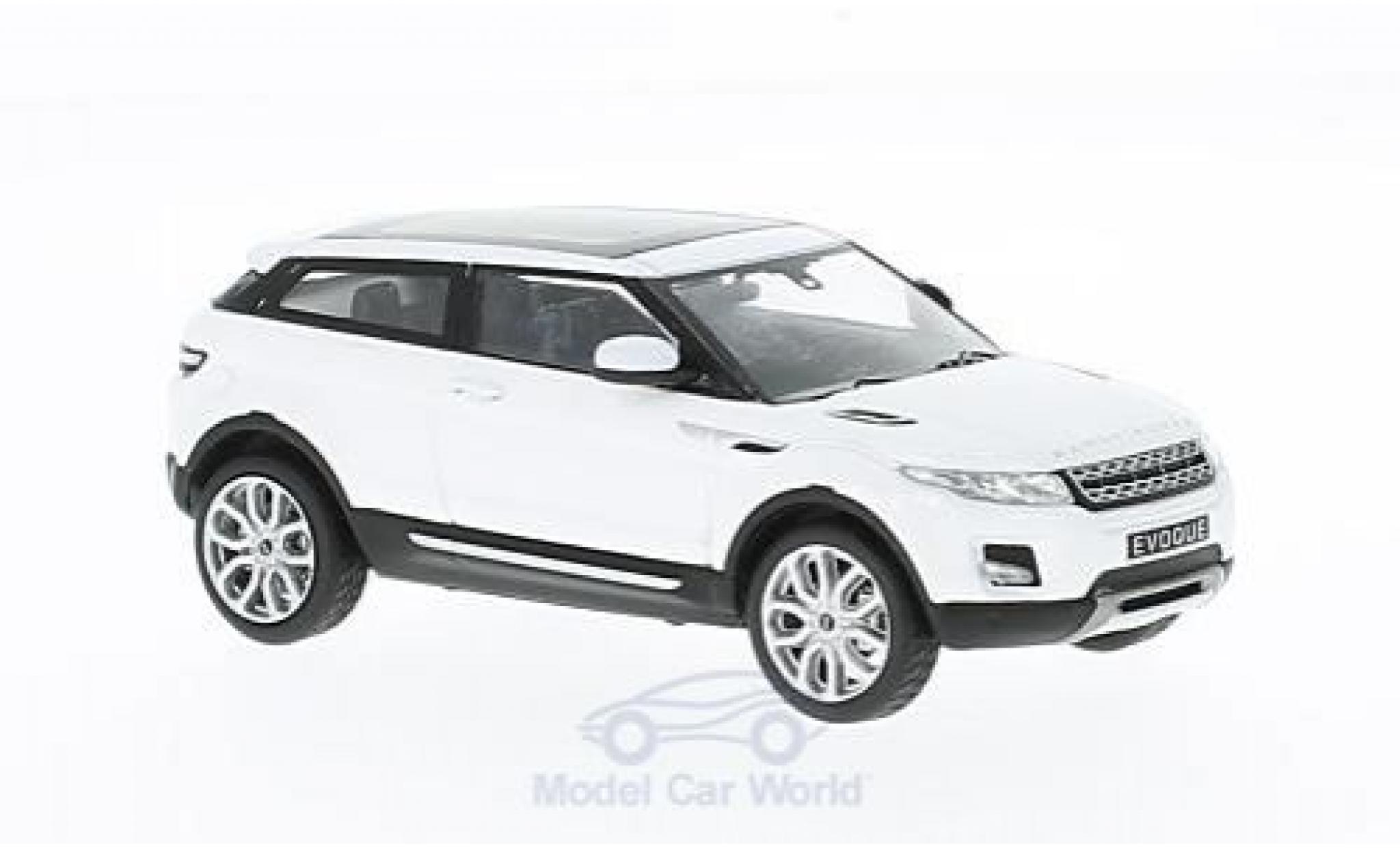 Land Rover Range Rover 1/43 WhiteBox Evoque Coupe wit 2011 modelauto