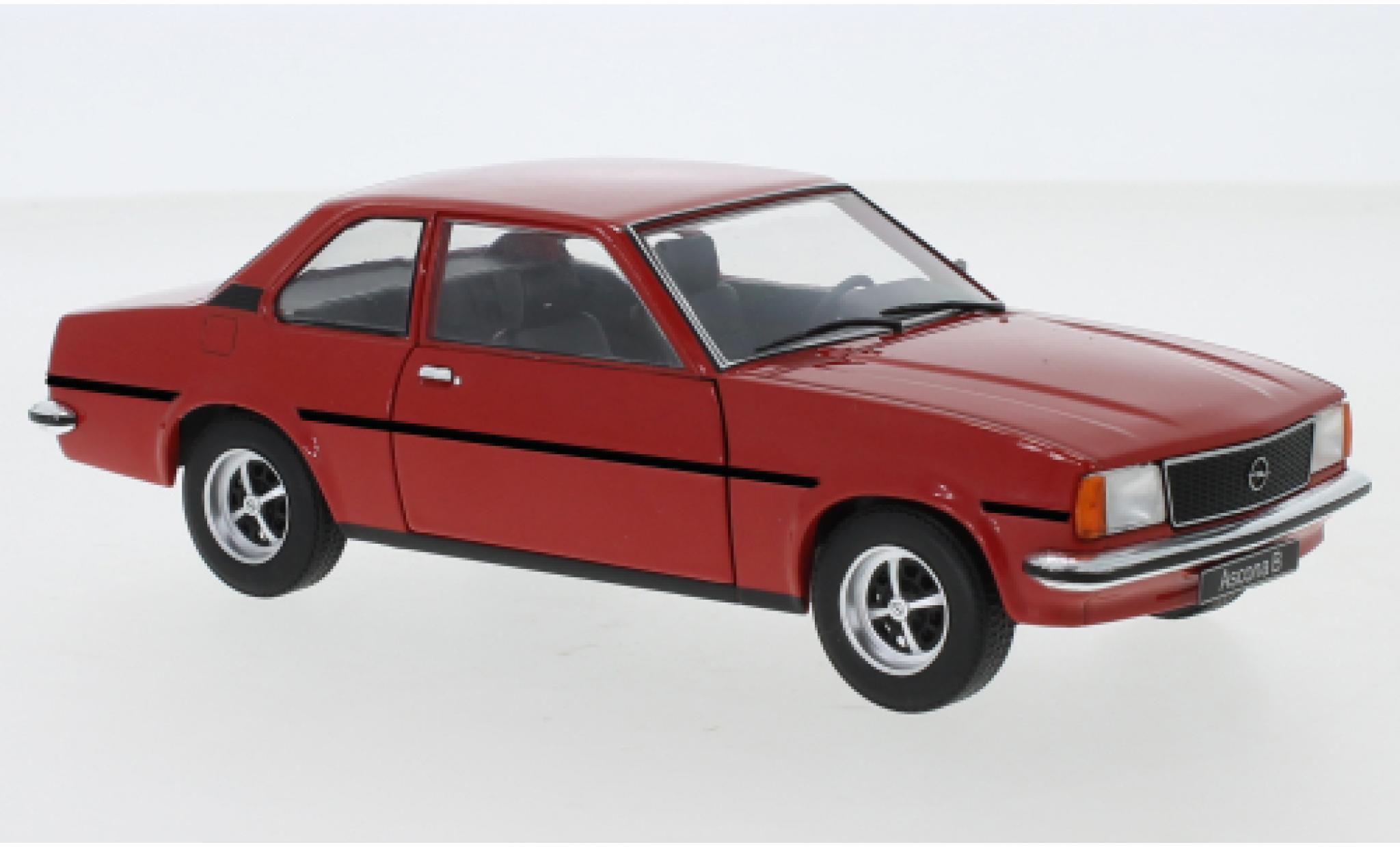 Opel Ascona 1/24 WhiteBox B rood modelauto