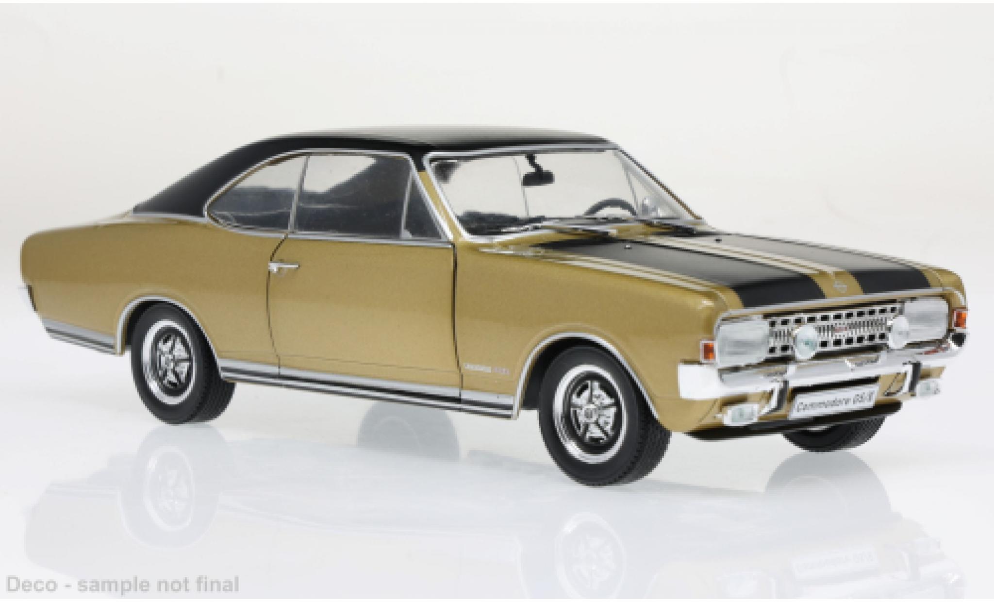 Opel Commodore 1/24 WhiteBox A GS/E Coupe gold/zwart modelauto