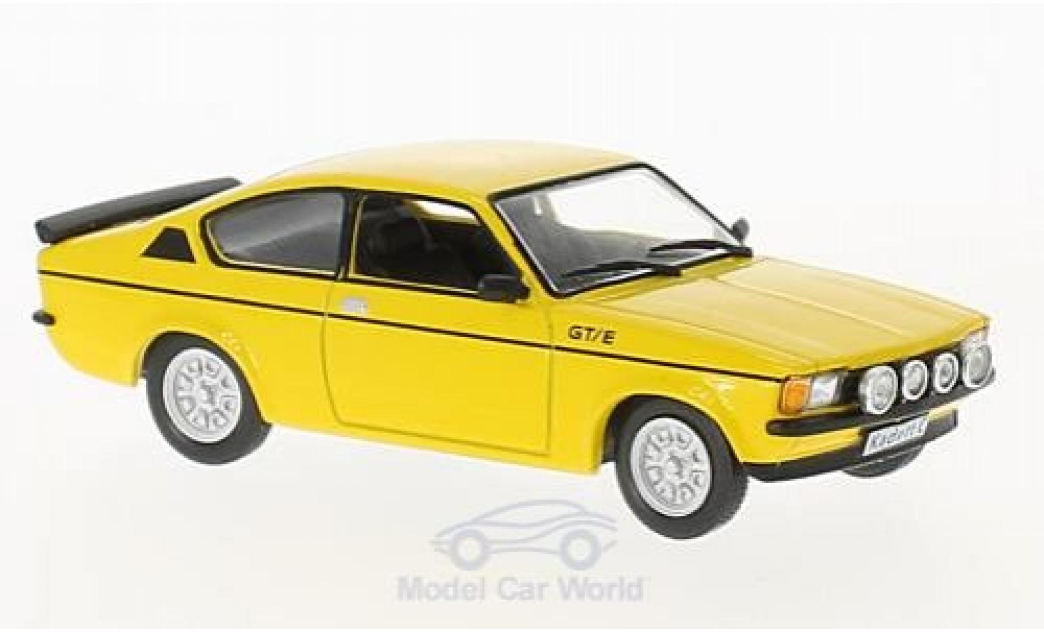 Opel Kadett GT 1/43 WhiteBox C GT/E geel 1978 modelauto