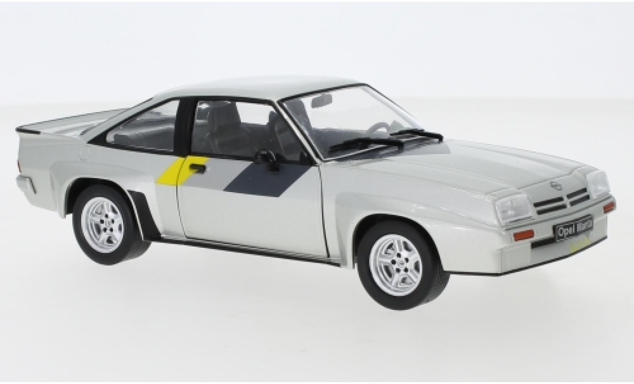 Opel Manta 1/24 WhiteBox B 400 grijs 1981 modelauto