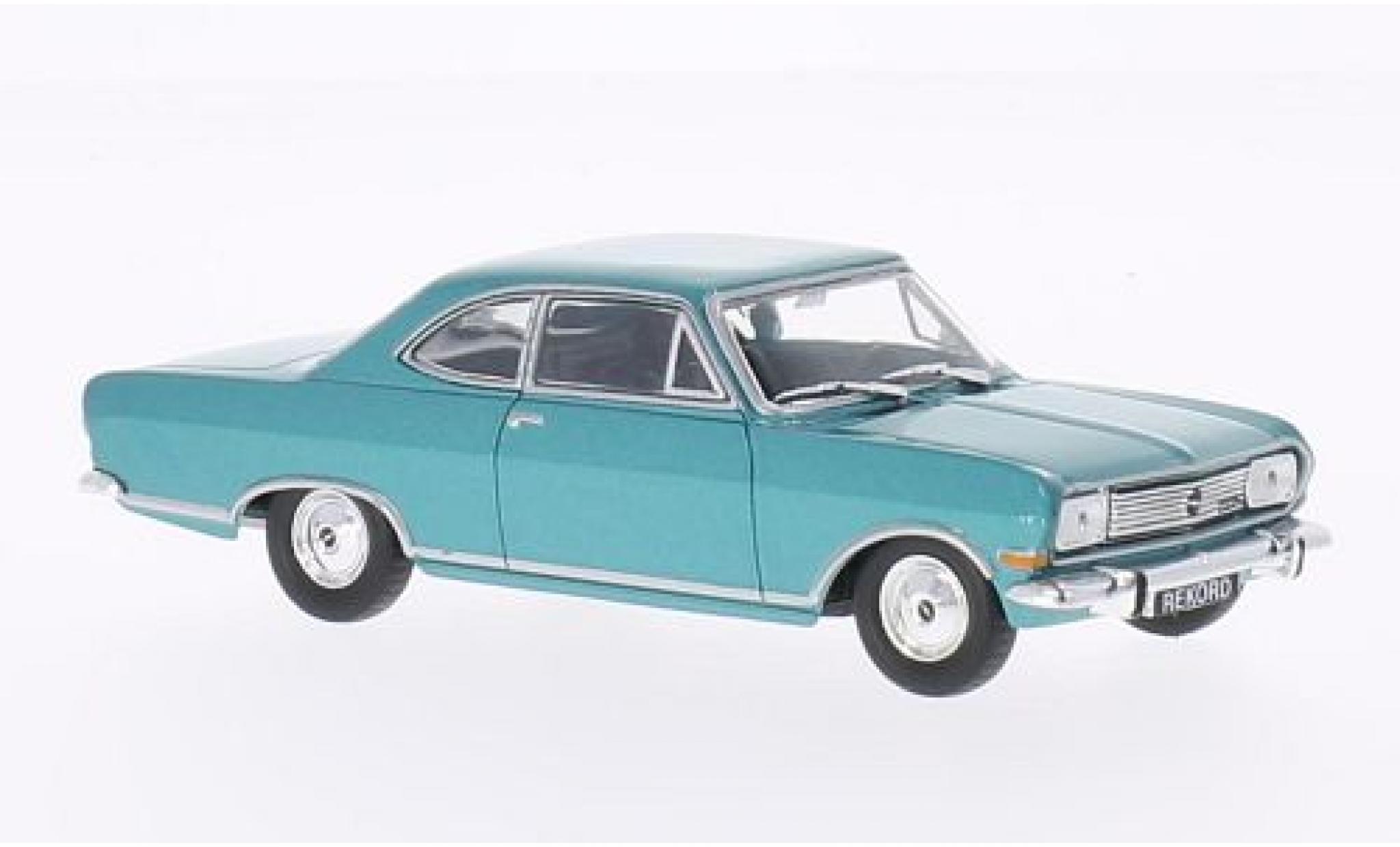 Opel Rekord 1/43 WhiteBox B Coupe metallic t&uuml;rkis 1965 modelauto
