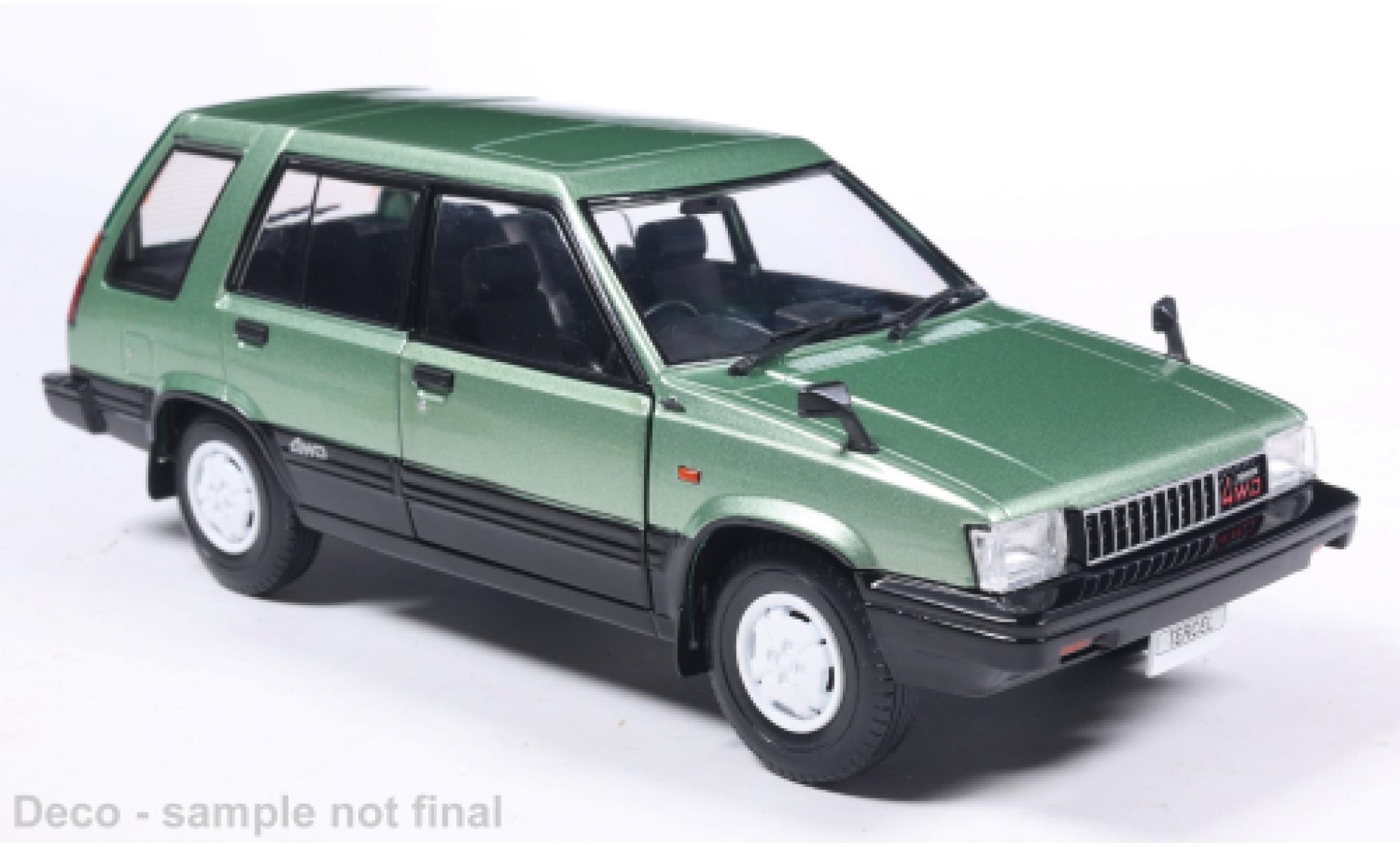 Toyota Tercel 1/24 WhiteBox groen 1982 1:24 modelauto