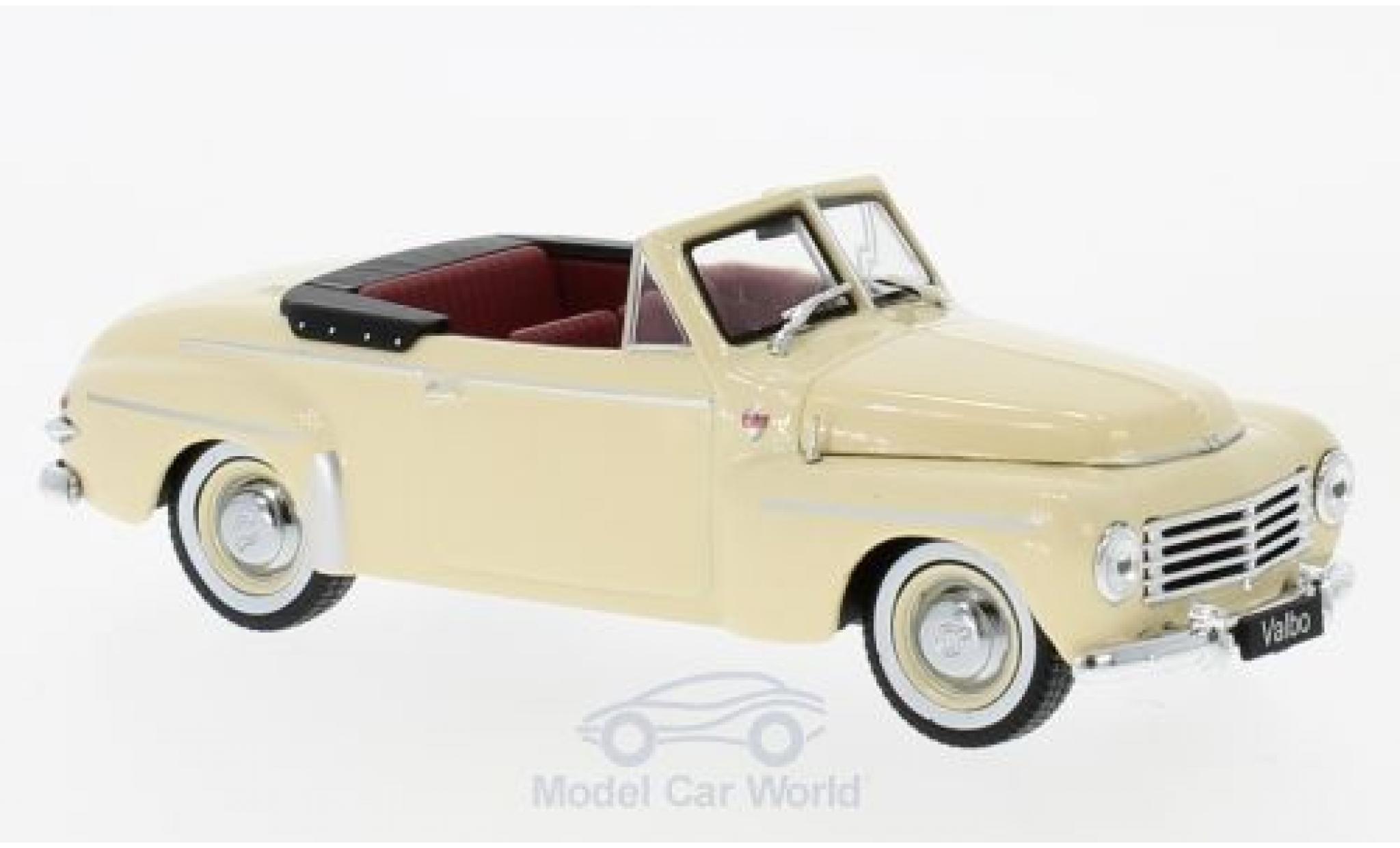 Volvo PV 445 1/43 WhiteBox Cabriolet Valbo beige 1953 modelauto