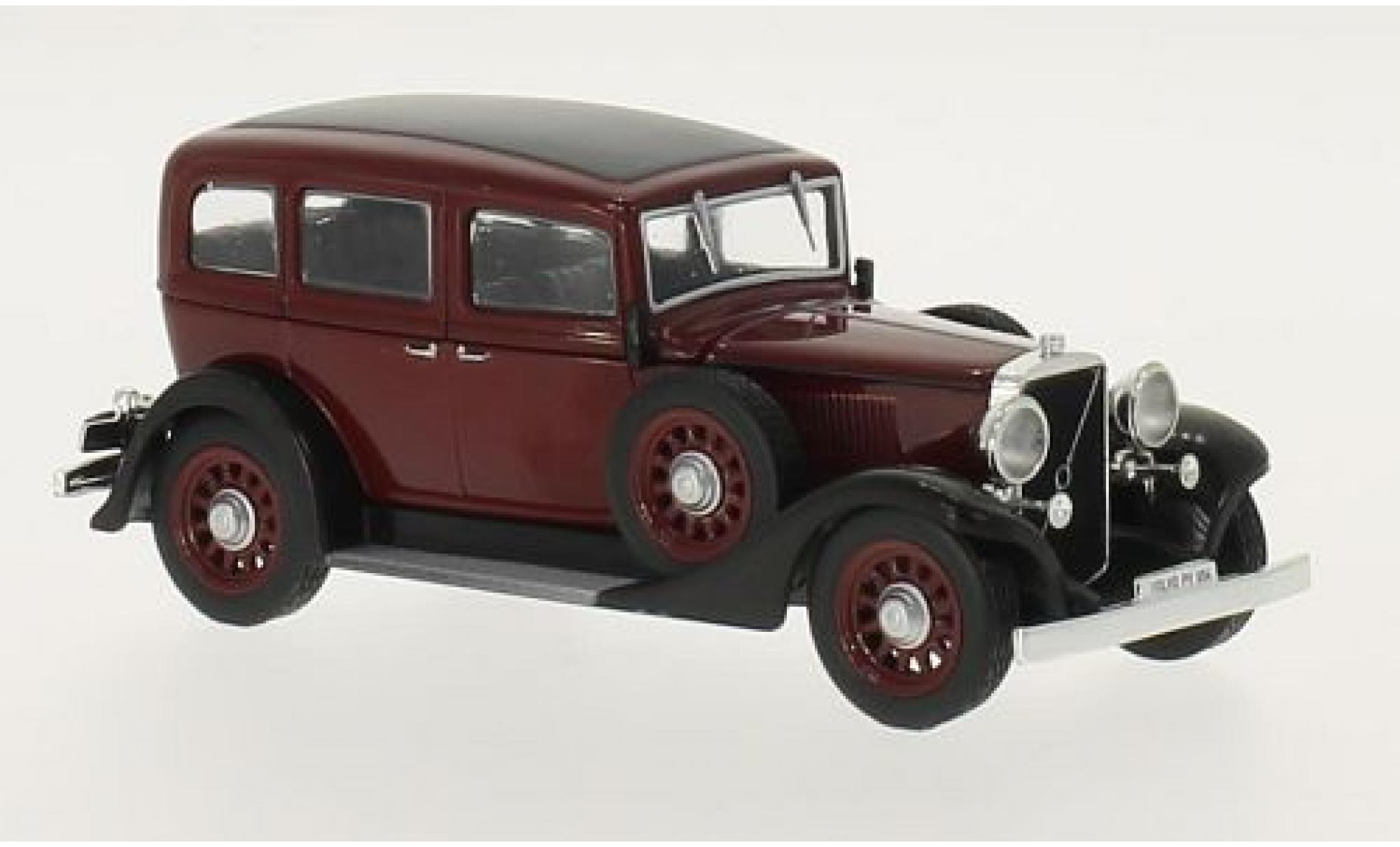 Volvo PV 1/43 WhiteBox 654 rood/zwart 1933 modelauto