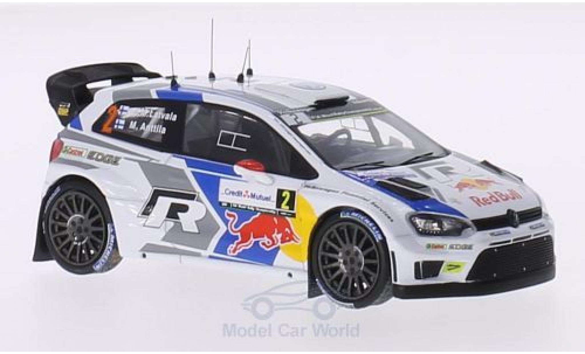 Volkswagen Polo 1/43 WhiteBox R WRC No.2 FIA World Rally Championship Rallye Frankreich 2014 J-M.Latvala/M.Anttila modelauto