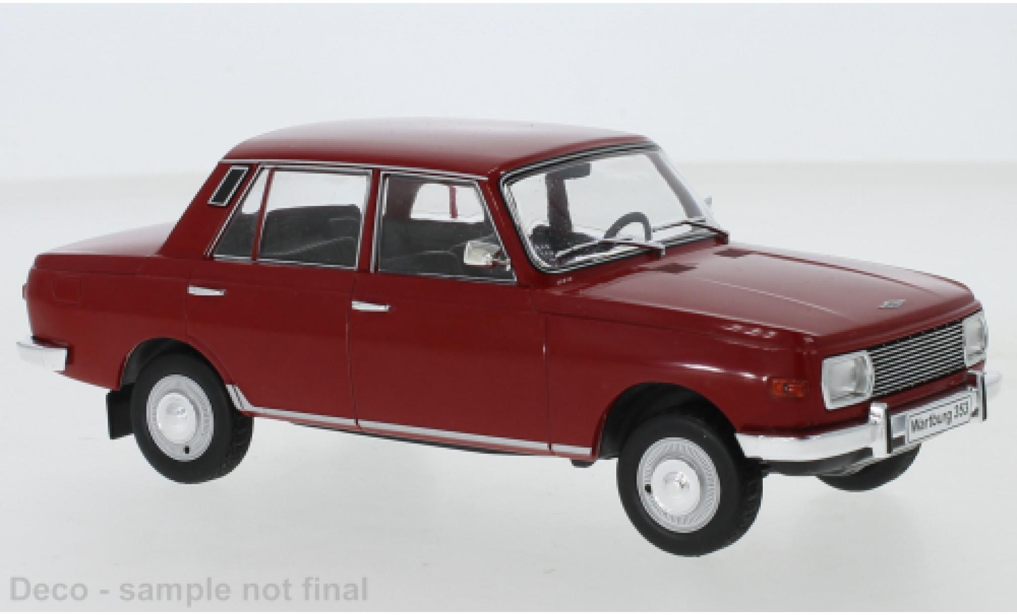 Wartburg 353 1/24 WhiteBox rood modelauto