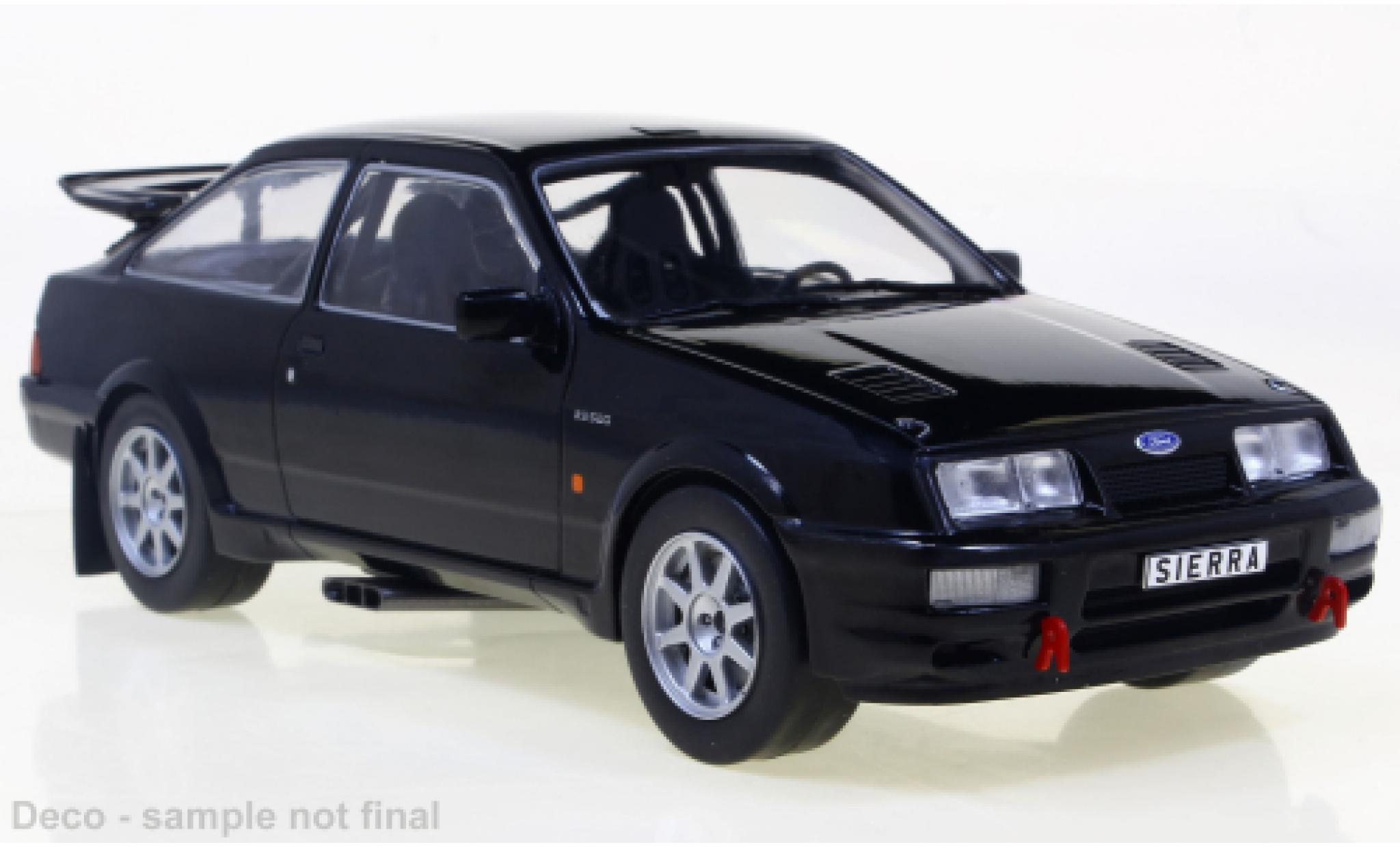 Ford Sierra 1/24 WhiteBox RS Cosworth zwart 1987 modelauto