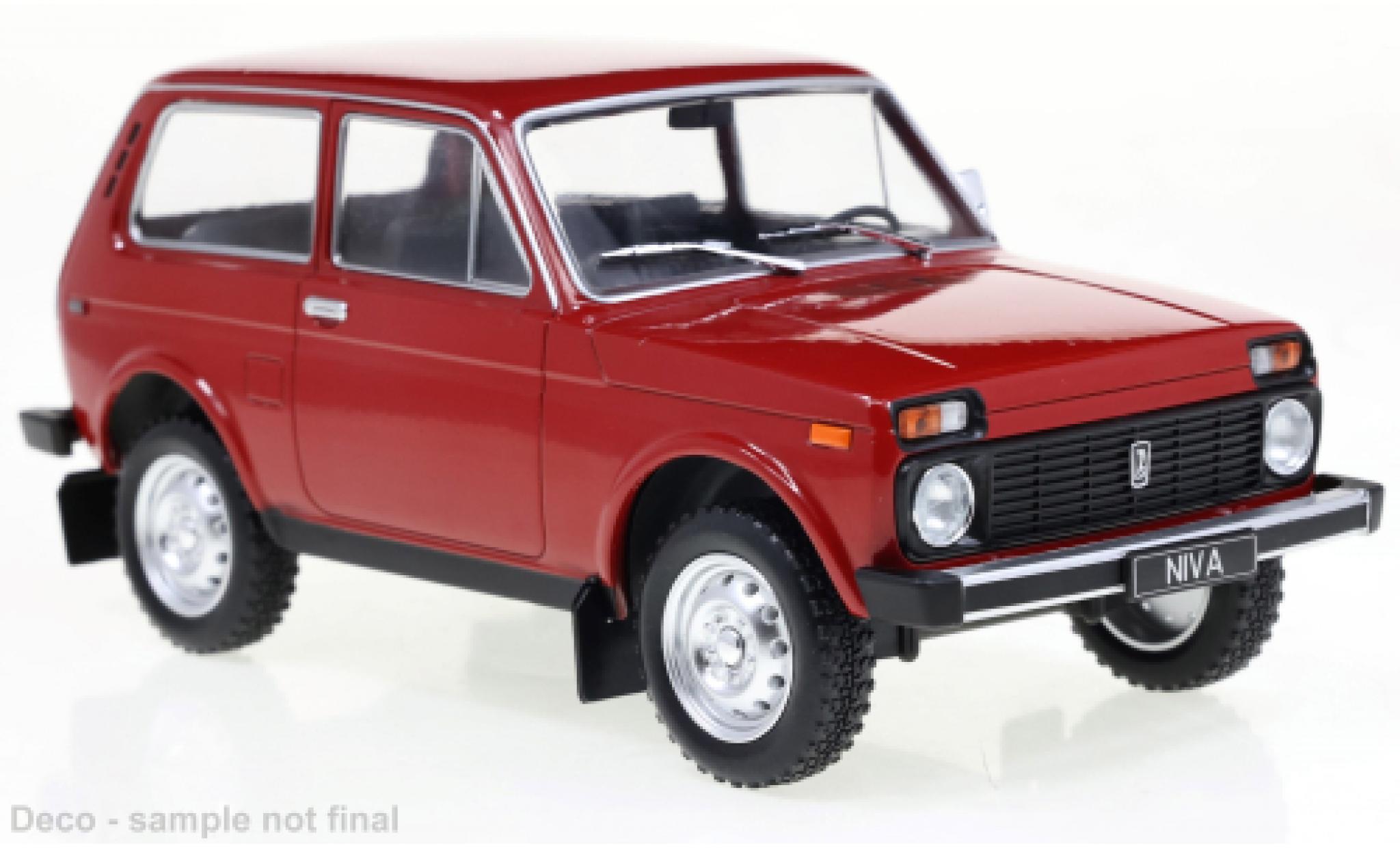 Lada Niva 1/24 WhiteBox rood 1976 modelauto