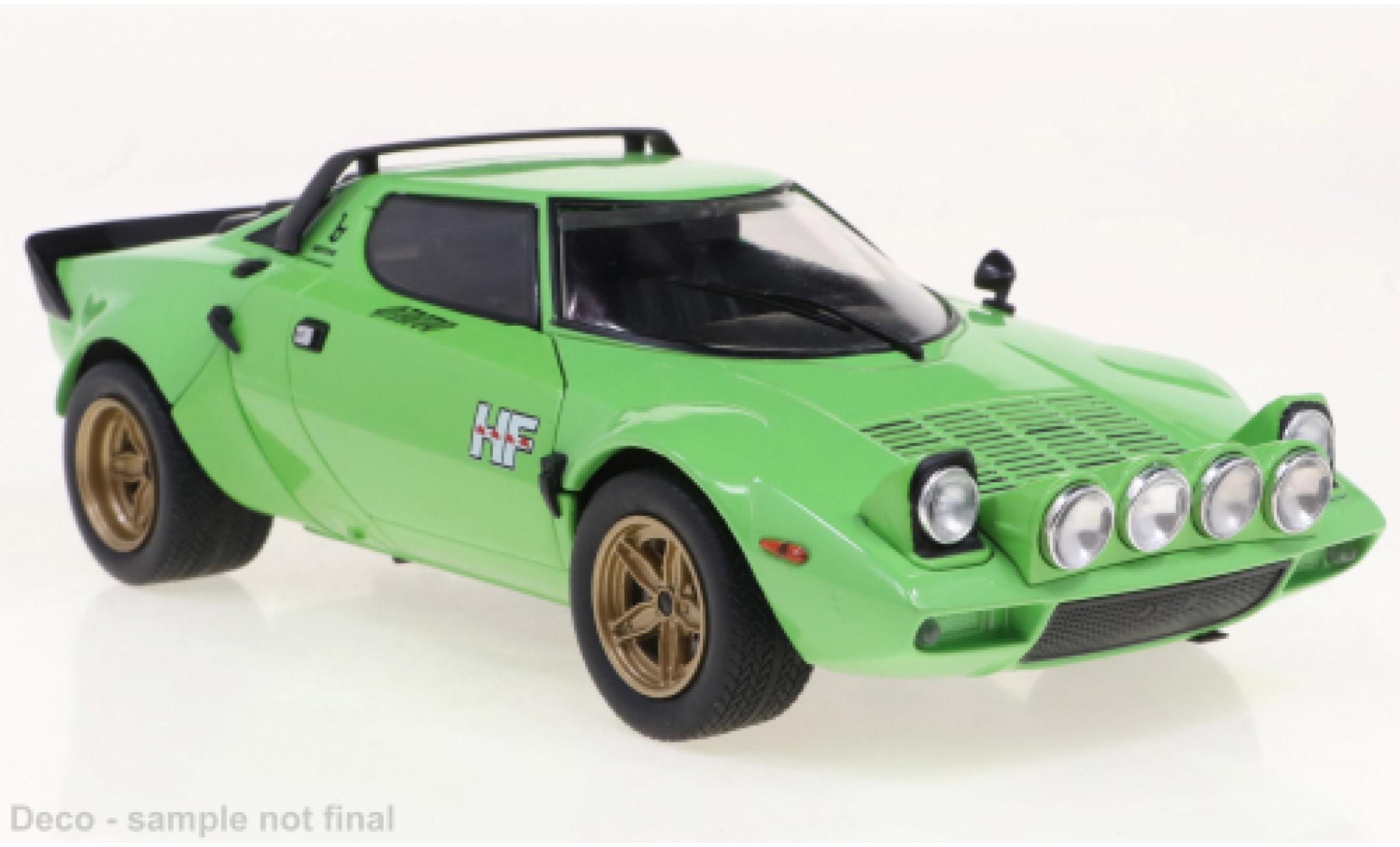 Lancia Stratos 1/24 WhiteBox HF groen 1975 modelauto