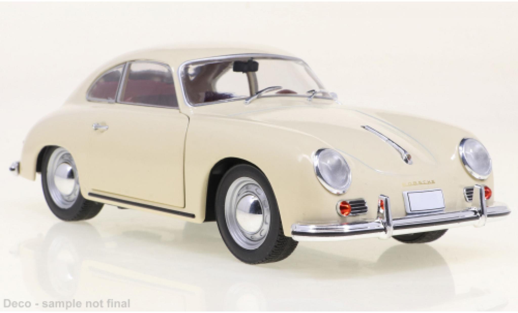 Porsche 356 1/24 WhiteBox beige clair 1959 modelauto