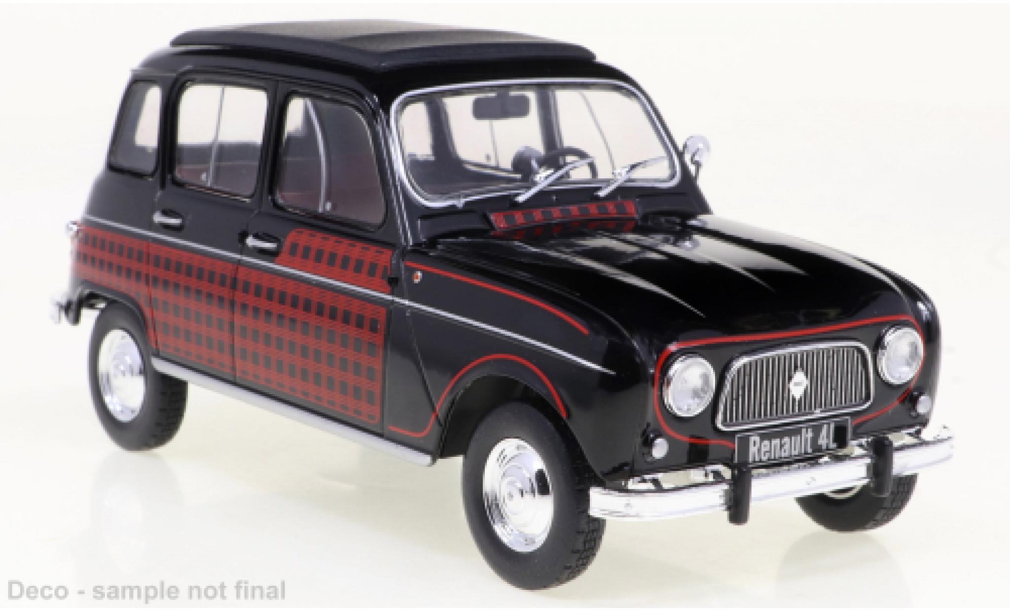 Renault 4 1/24 WhiteBox L Parisienne rood/Dekor 196 modelauto