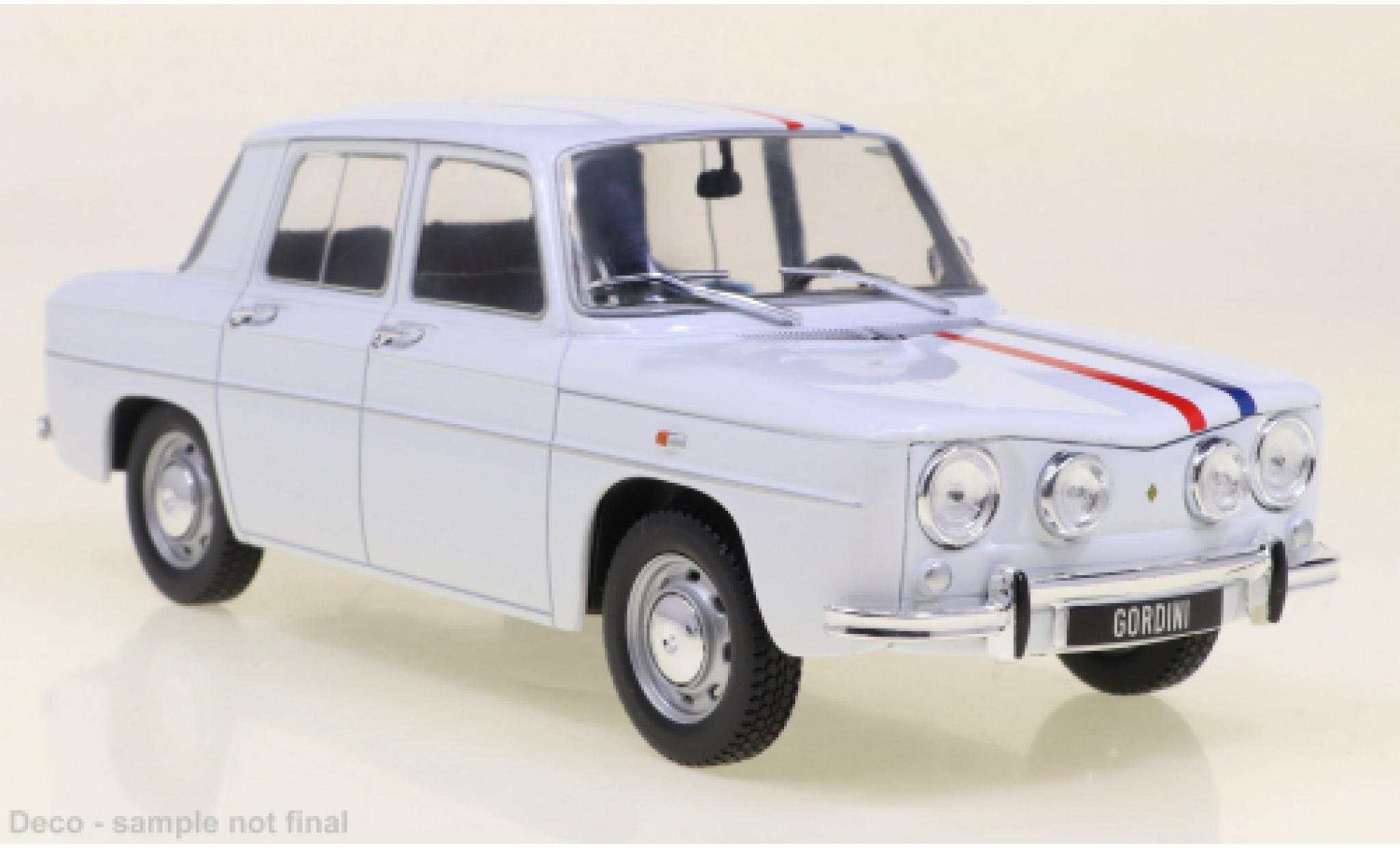 Renault 8 1/24 WhiteBox Gordini wit 1964 modelauto