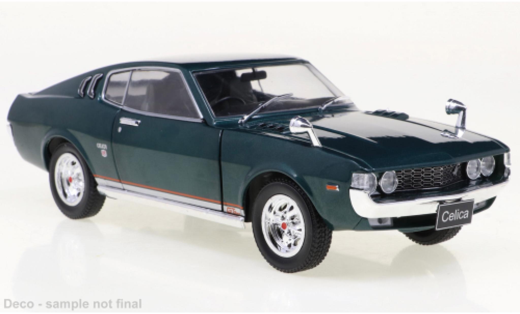 Toyota Celica 1/24 WhiteBox LB 2000 GT metallic groen 1973 modelauto