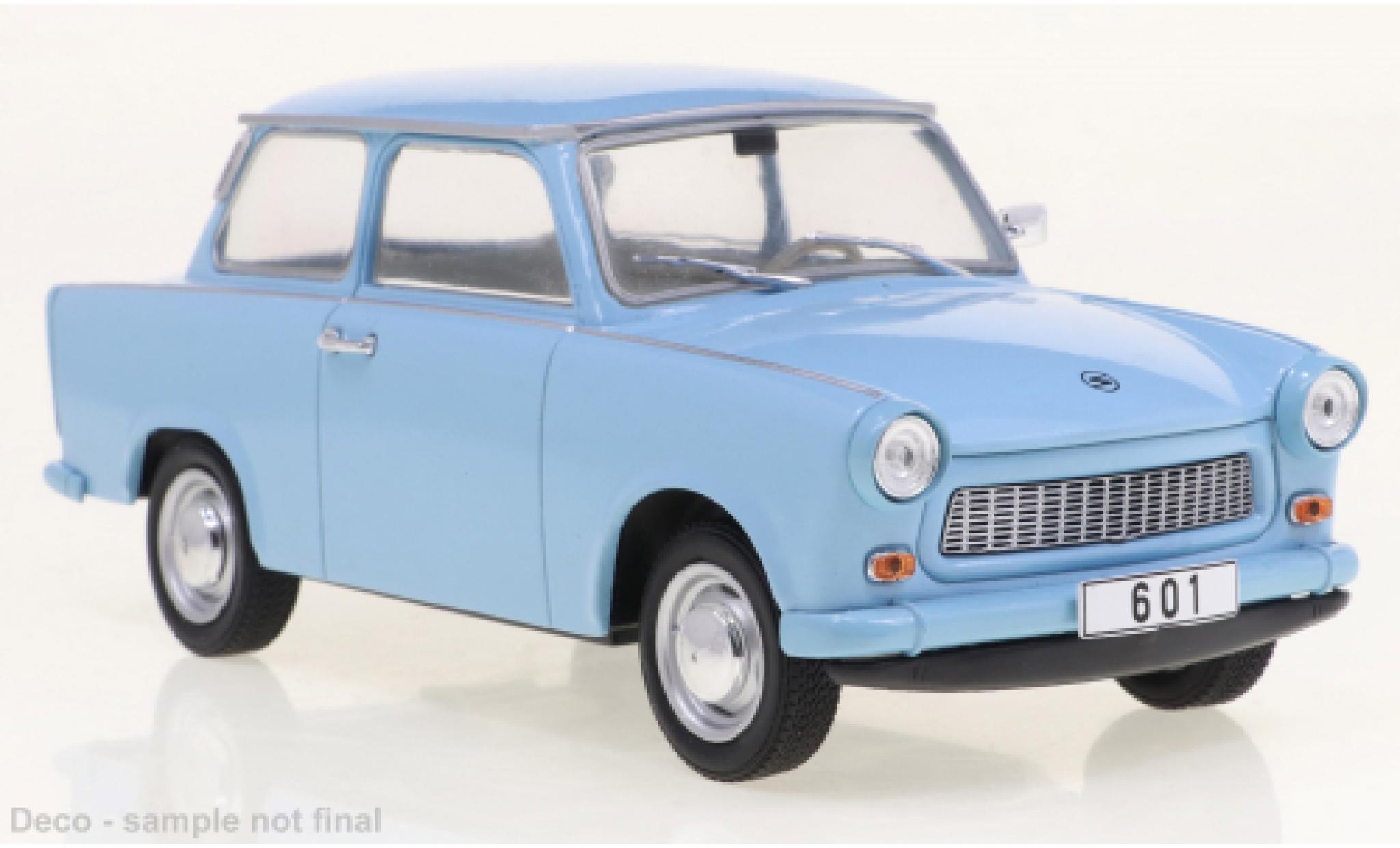 Trabant 601 1/24 WhiteBox blauw 1965 modelauto