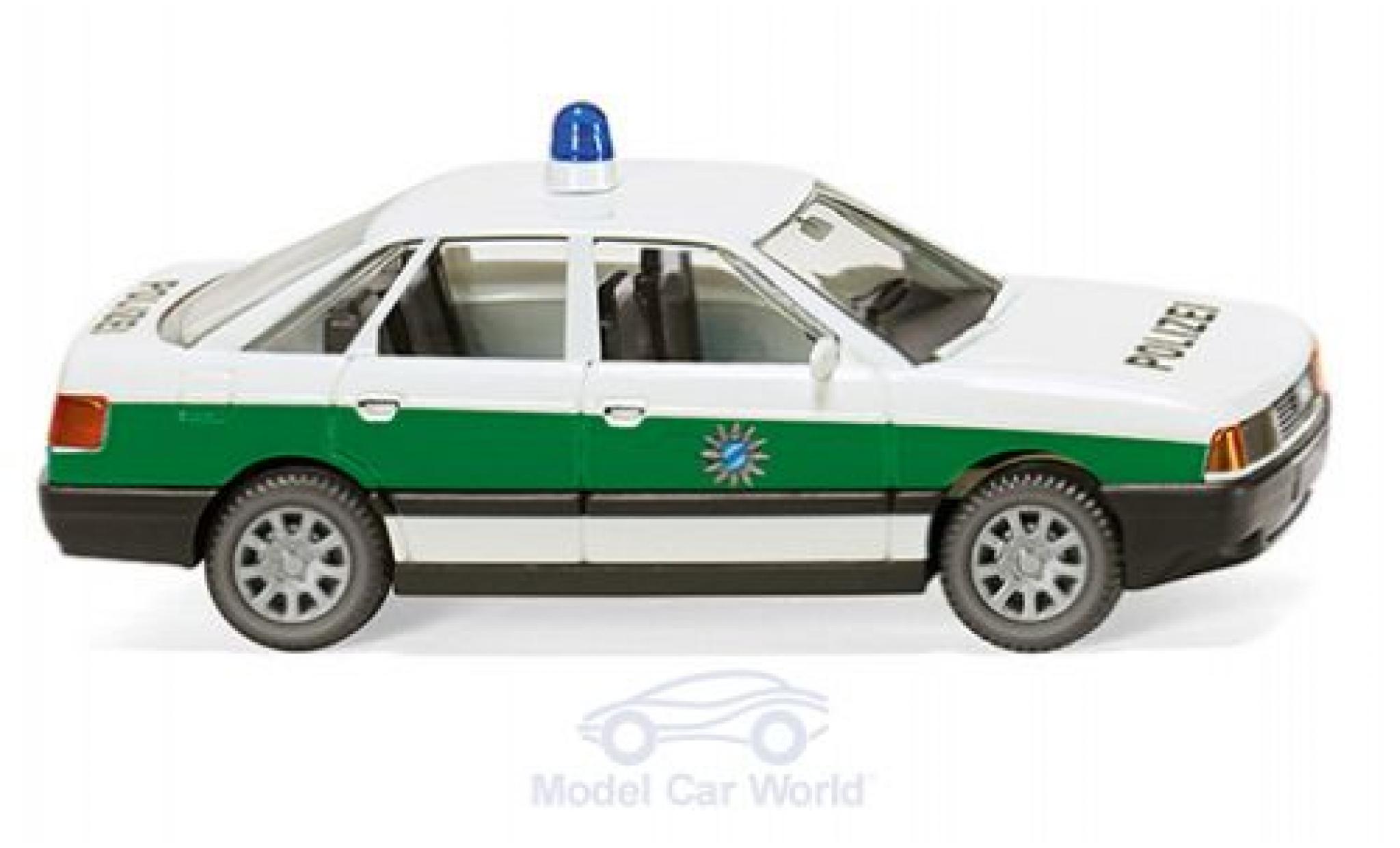 Audi 80 1/87 Wiking Politie 1986 modelauto