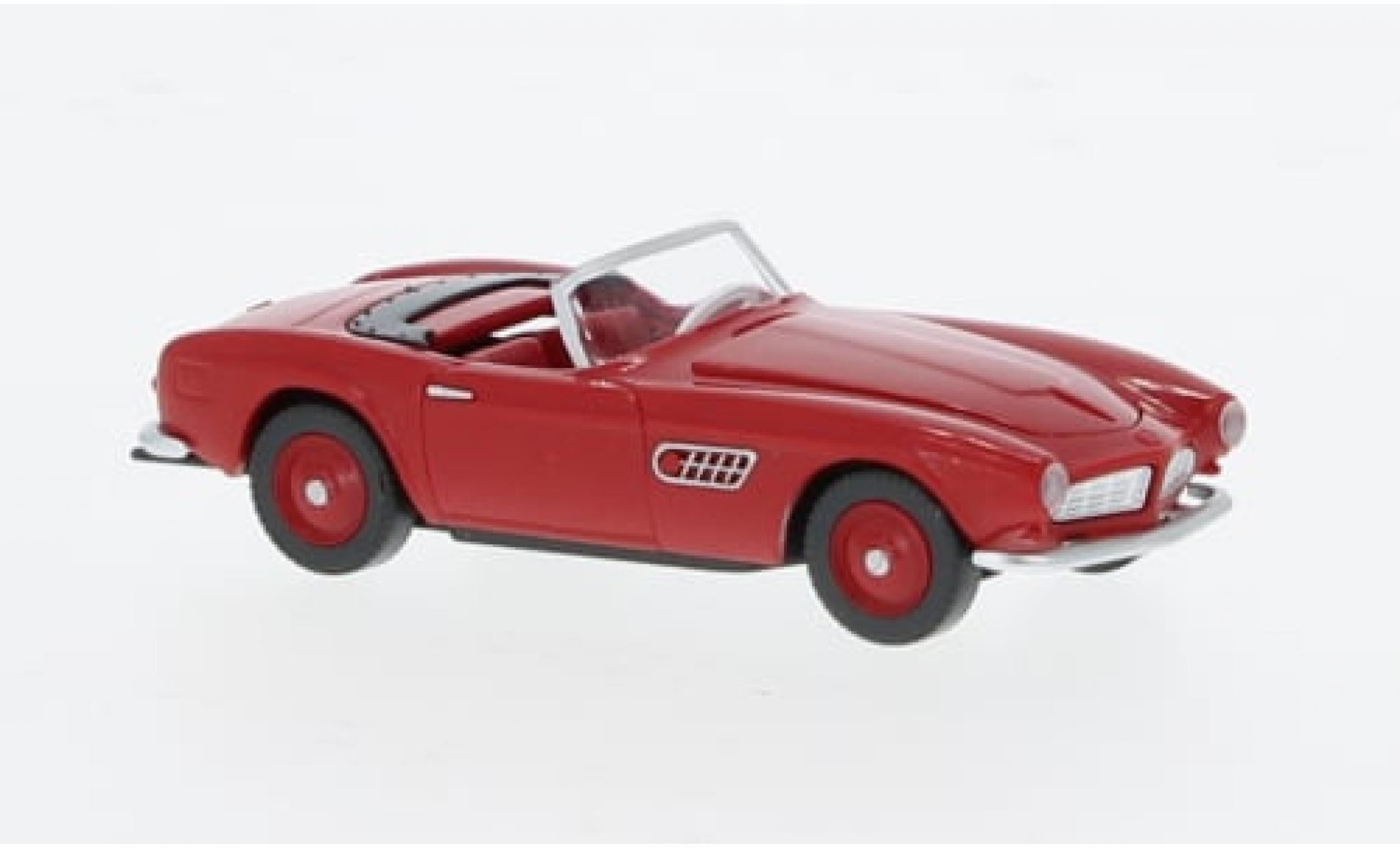 Bmw 507 1/87 Wiking rood 1956 1:87 modelauto
