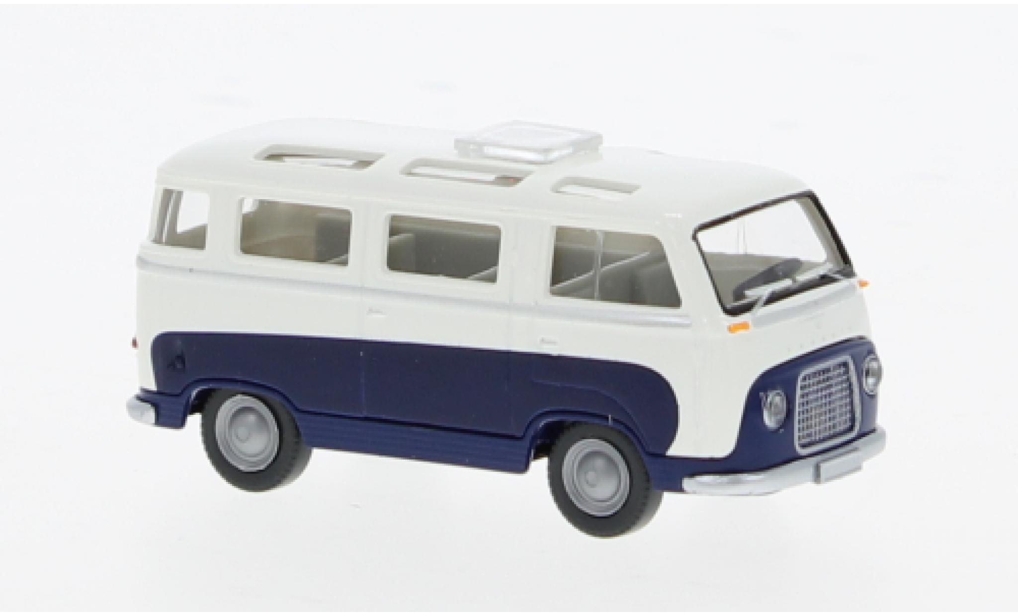 Ford FK 1/87 Wiking 1000 Panoramabus blauw/wit 1962 1:87 modelauto