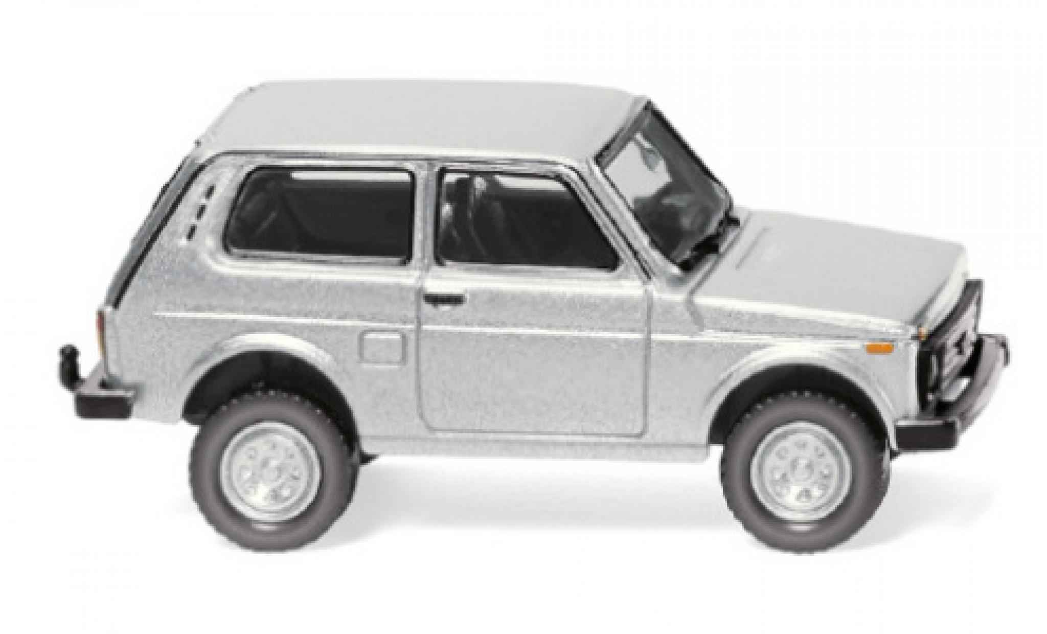 Lada Niva 1/87 Wiking grijs modelauto